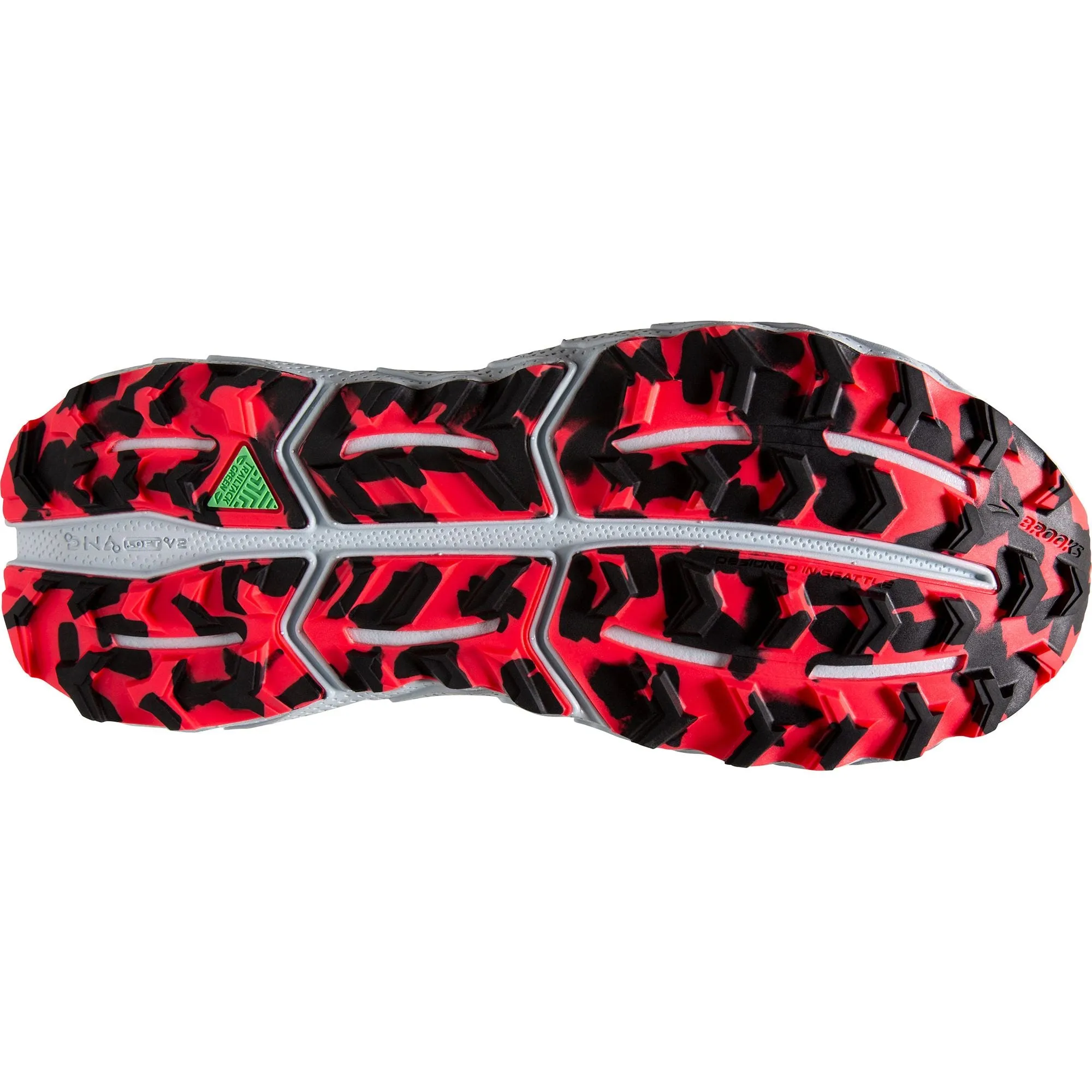 Brooks Cascadia 17 Womens Trail Running Shoes - Blue synthetic upper versatility Wide Fit Compatibility