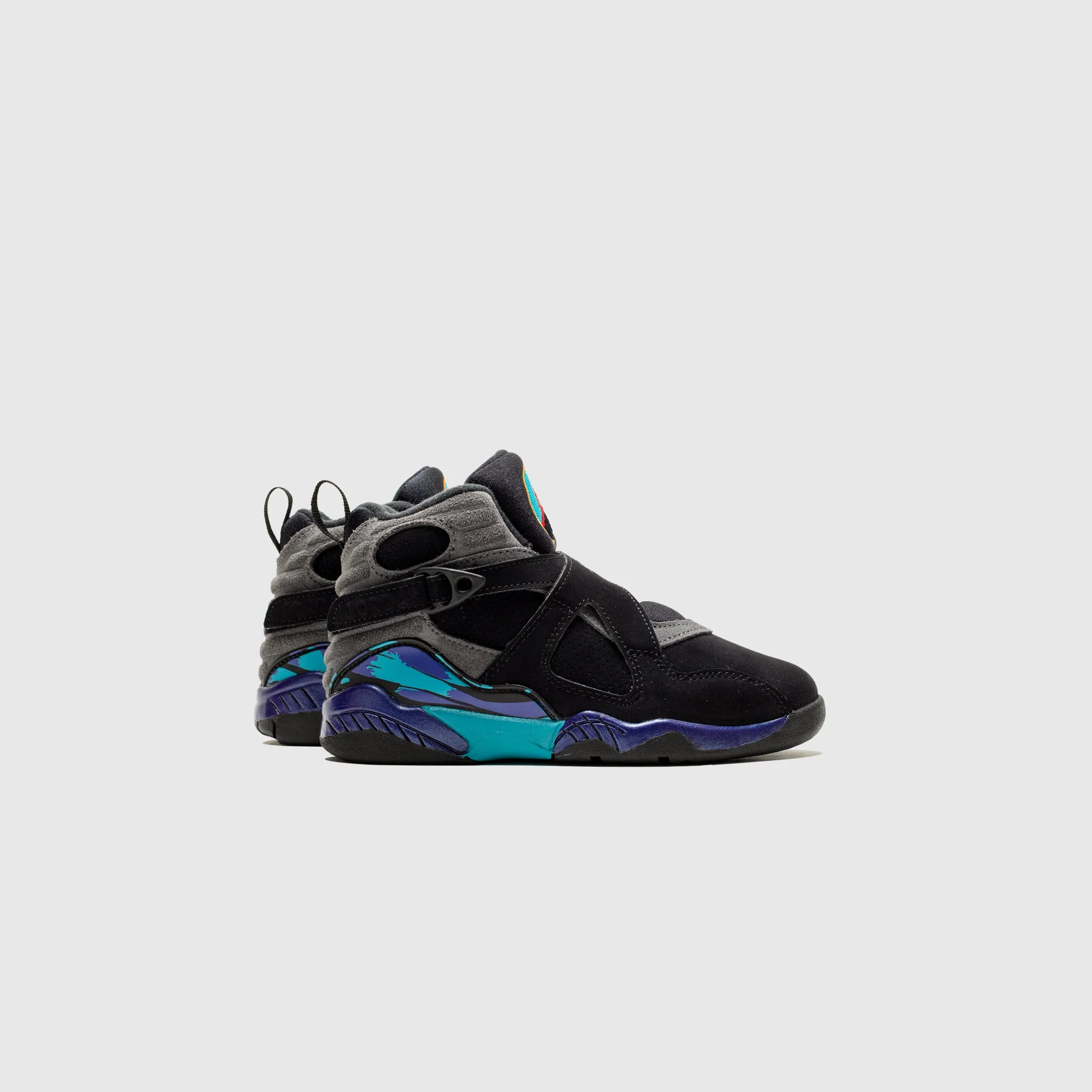 AIR JORDAN 8 RETRO (PS) "AQUA" Sweat Resistant Indoor Fitness Smart Look