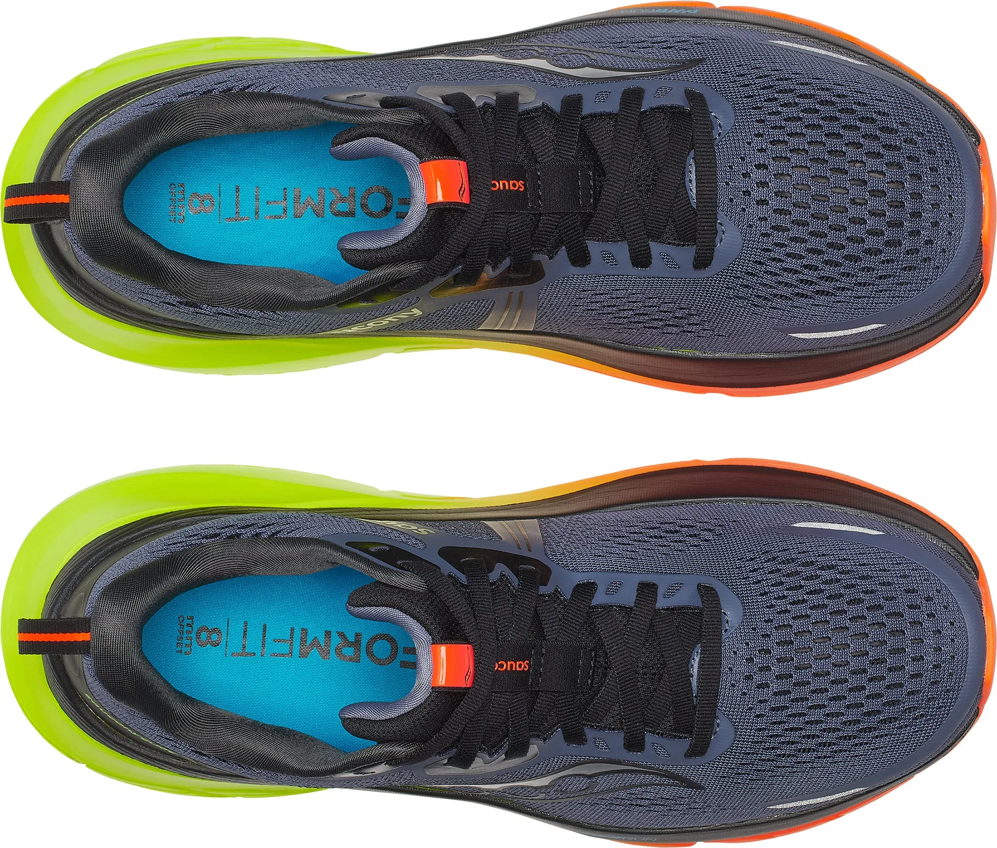 Road brisk - walking shoes Saucony Guide 18 Mens Running Shoes - Grey