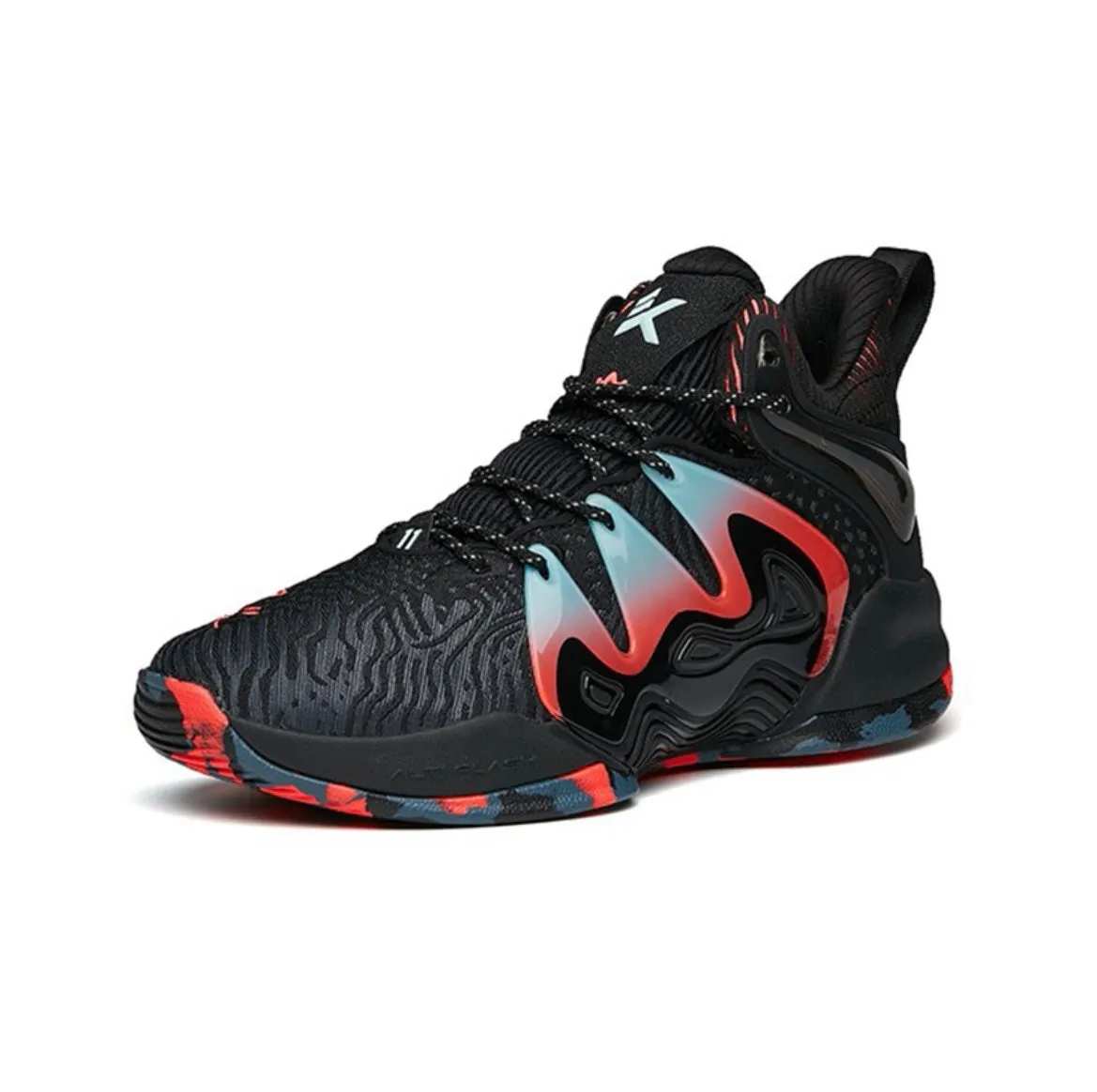 Lightweight Midsole Anta Men's KT "The Mountain 1.0" Low Actual Basketball Shoes - Black