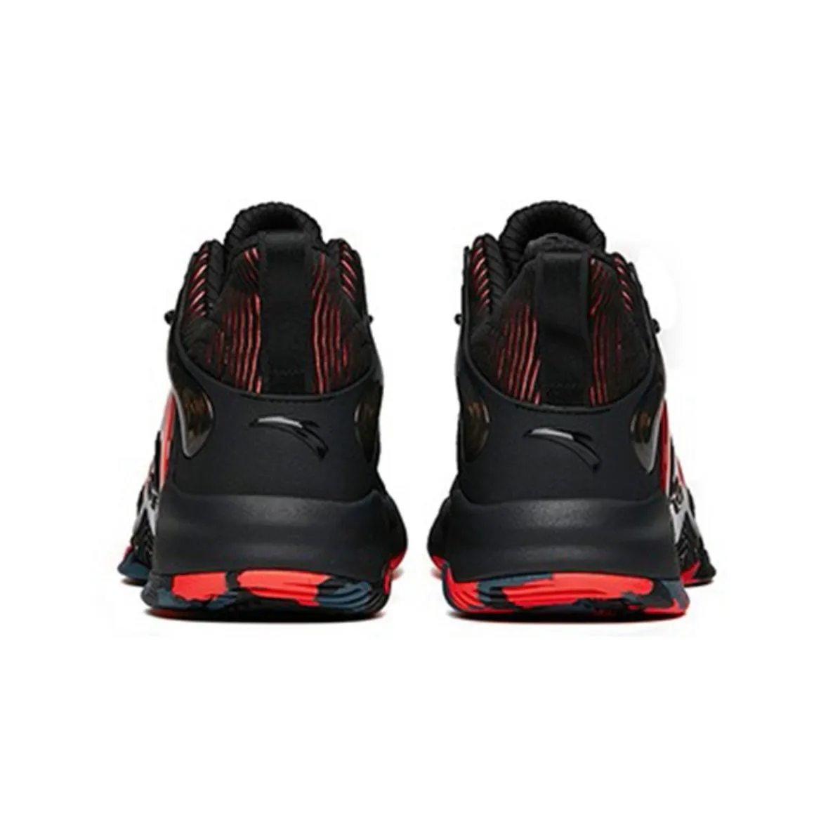 Anta Men's KT "The Mountain 1.0" Low Actual Basketball Shoes - Black Multi Density Midsole Layering Responsive Forefoot Zoom