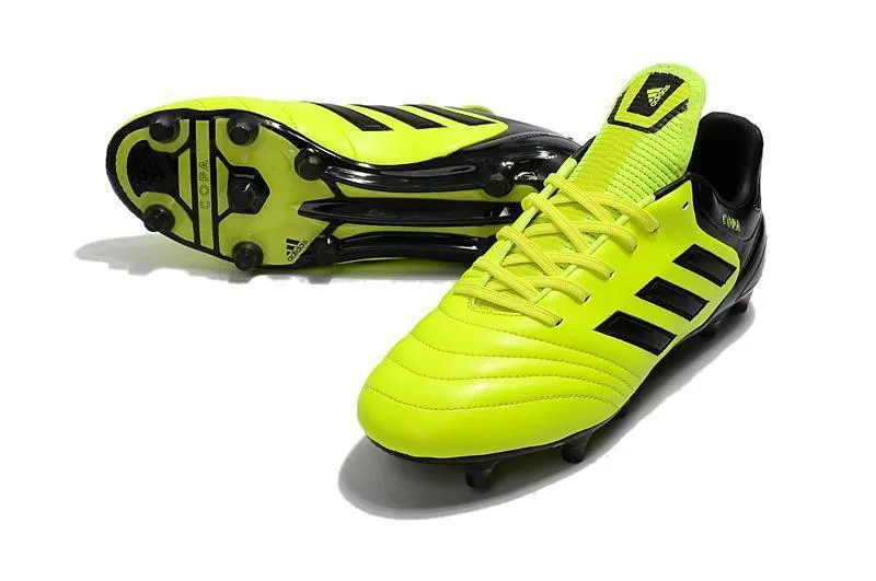 Adidas Copa 17.1 FG Soccer Cleats Shoes Lime Black Short Sprint