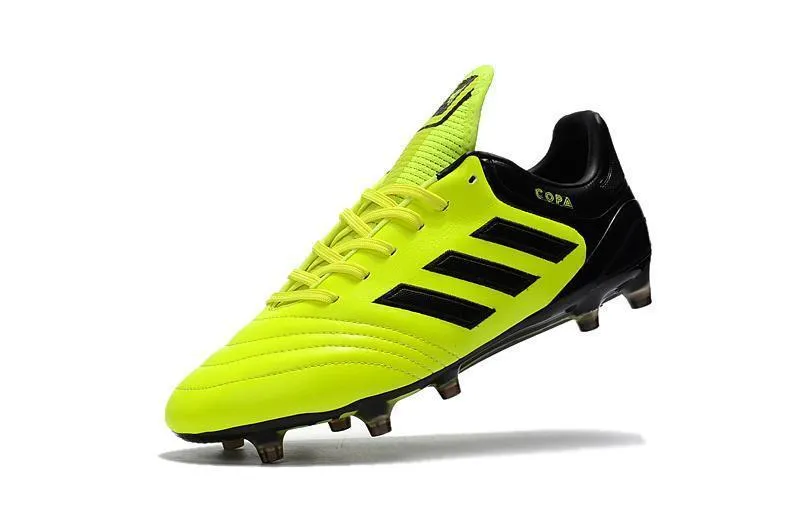 Adidas Copa 17.1 FG Soccer Cleats Shoes Lime Black Stability Zone sprint speed