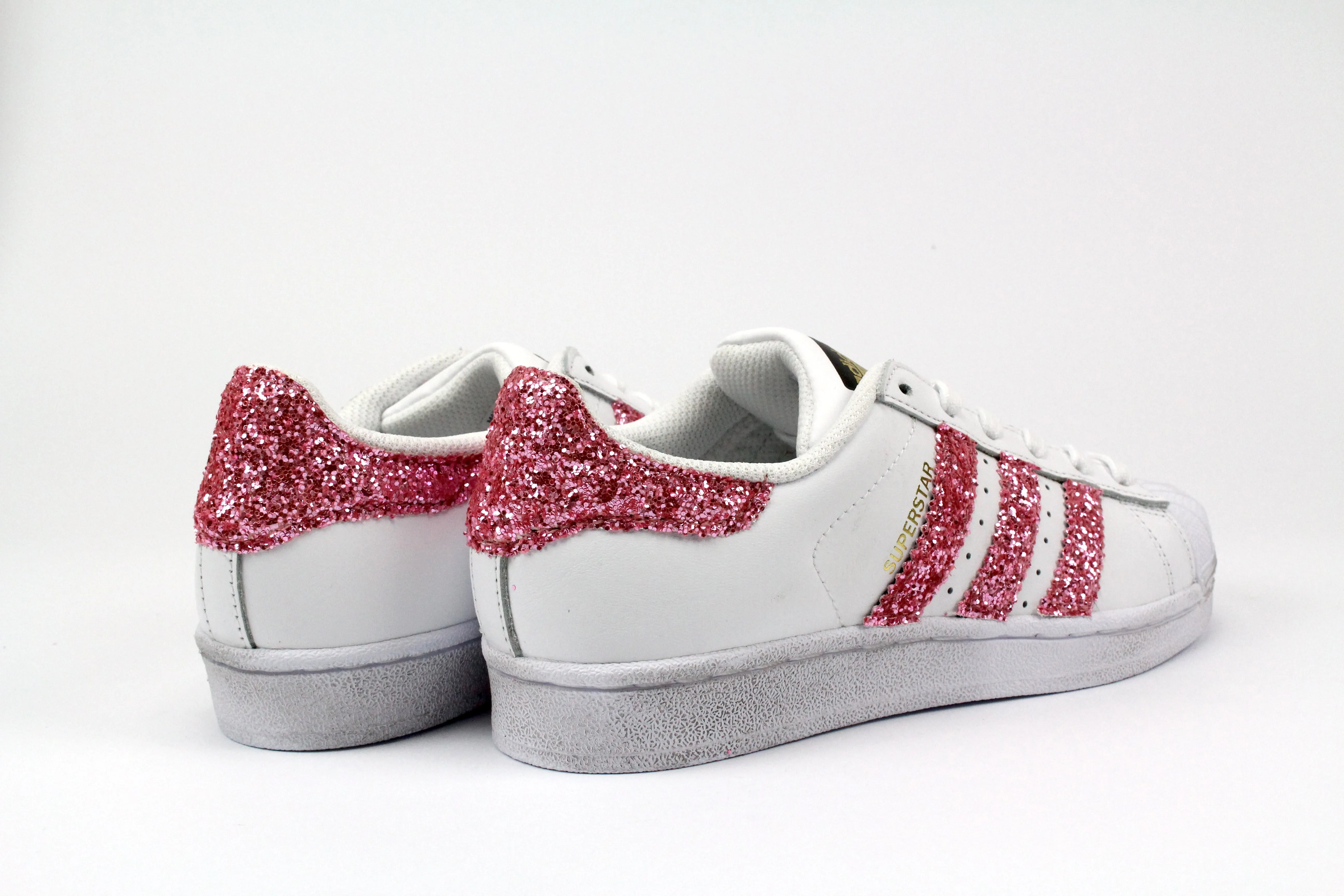 Adidas Superstar Pink Glitter Work Friendly