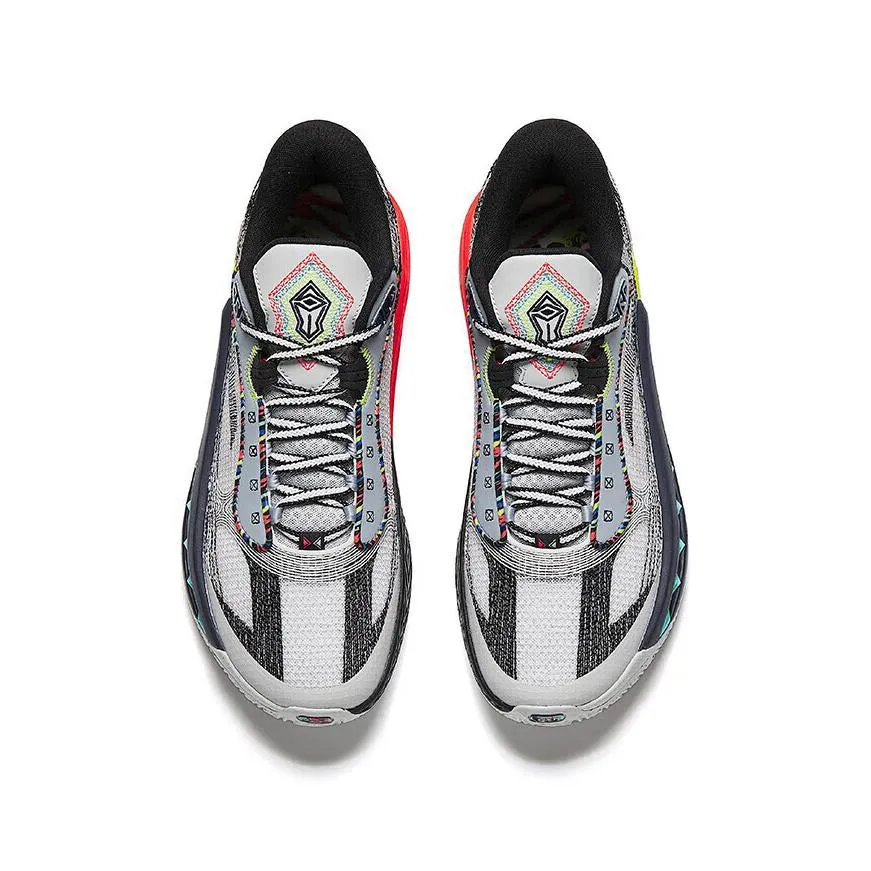 Comfort Zones Anta Shock Wave 6 - Gray/Yellow/Red
