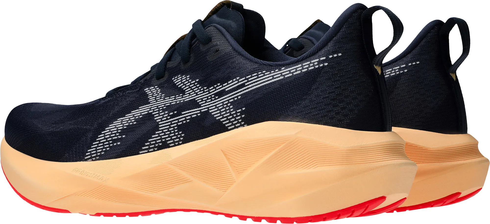 Asics NovaBlast 5 Mens Running Shoes - Blue High Durability Lateral Bracing