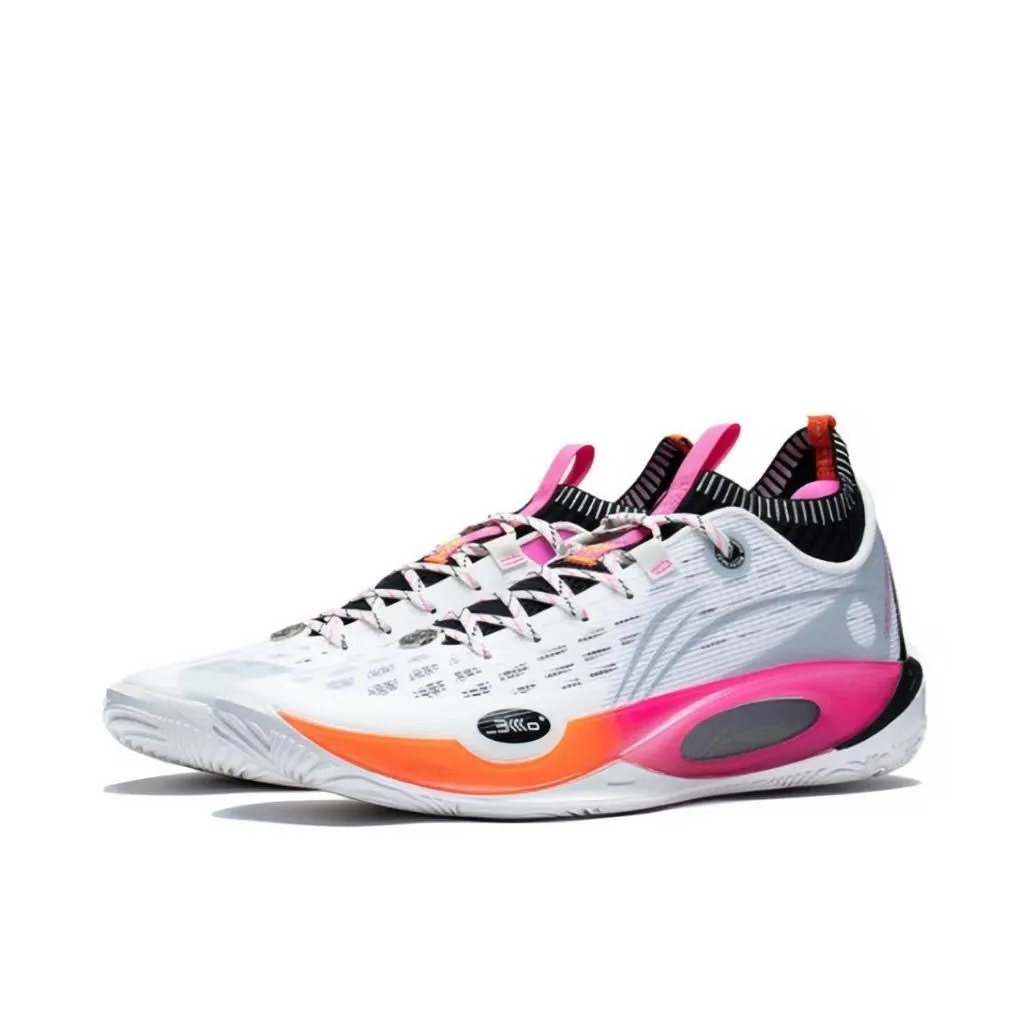Torsion Spring Shank Pronation Control Barrier Li Ning Wade 808 2 Ultra Sports Shoes - Creamy white