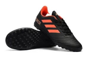 Slippery surface Reinforced Arch New Adidas Predator TF Soccer Cleats Shoes Black Orange