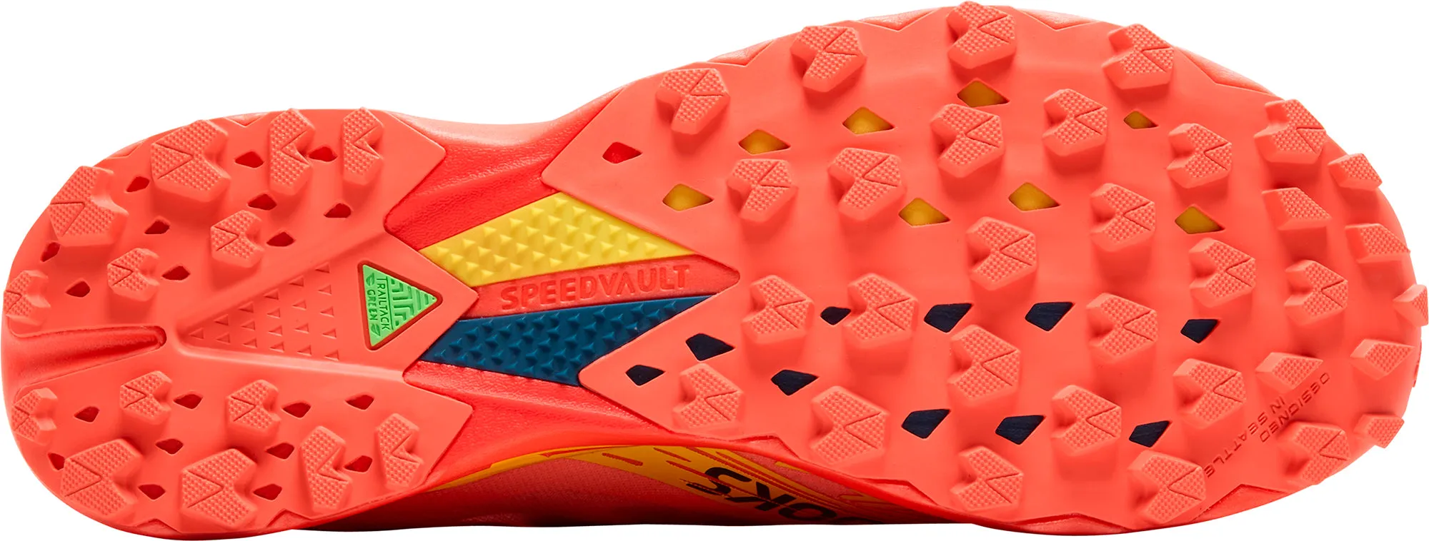 running in stadiums Pronation Control Frame Brooks Catamount Agil Trail Running Shoes - Orange