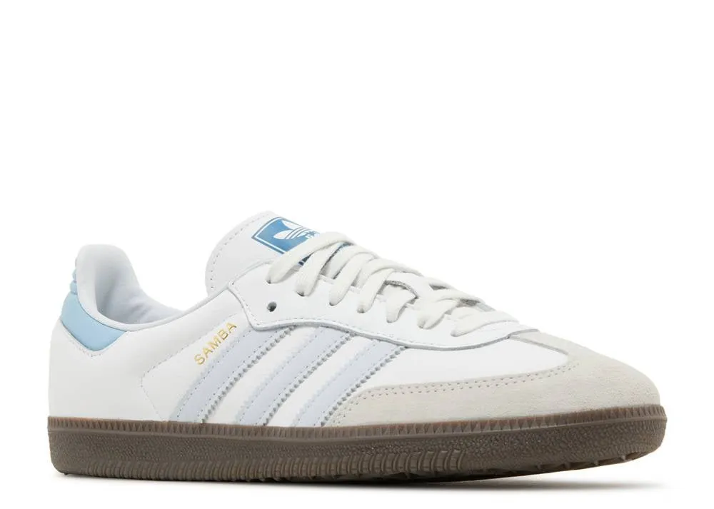Core Design Star Step Adidas Samba OG White Halo Blue