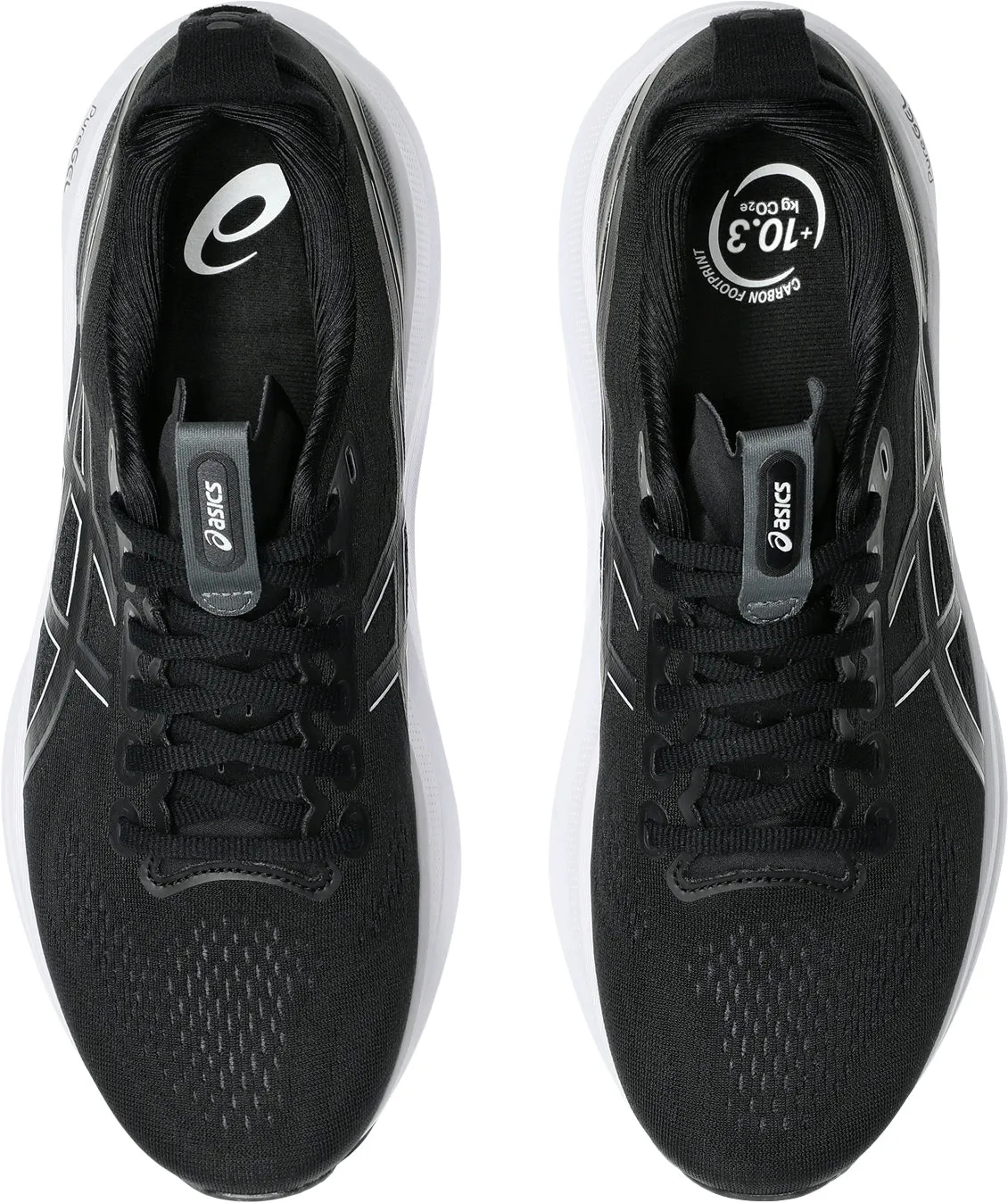 flat - terrain running Asics Gel Kayano 32 EXTRA WIDE (4E) Mens Running Shoes - Black