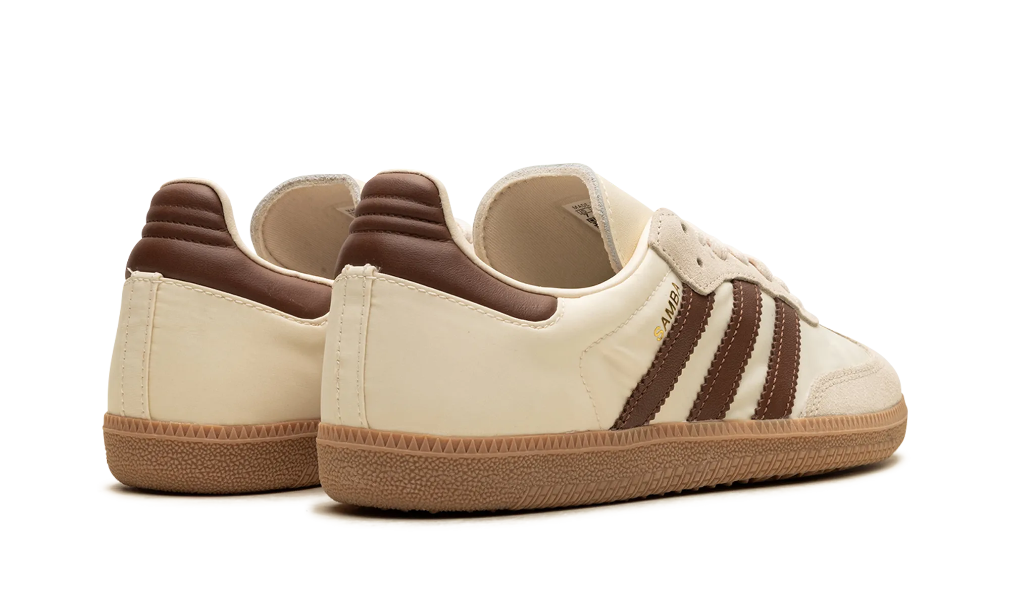 Samba OG "Cream White Preloved Brown" Barefoot feel Stream Step