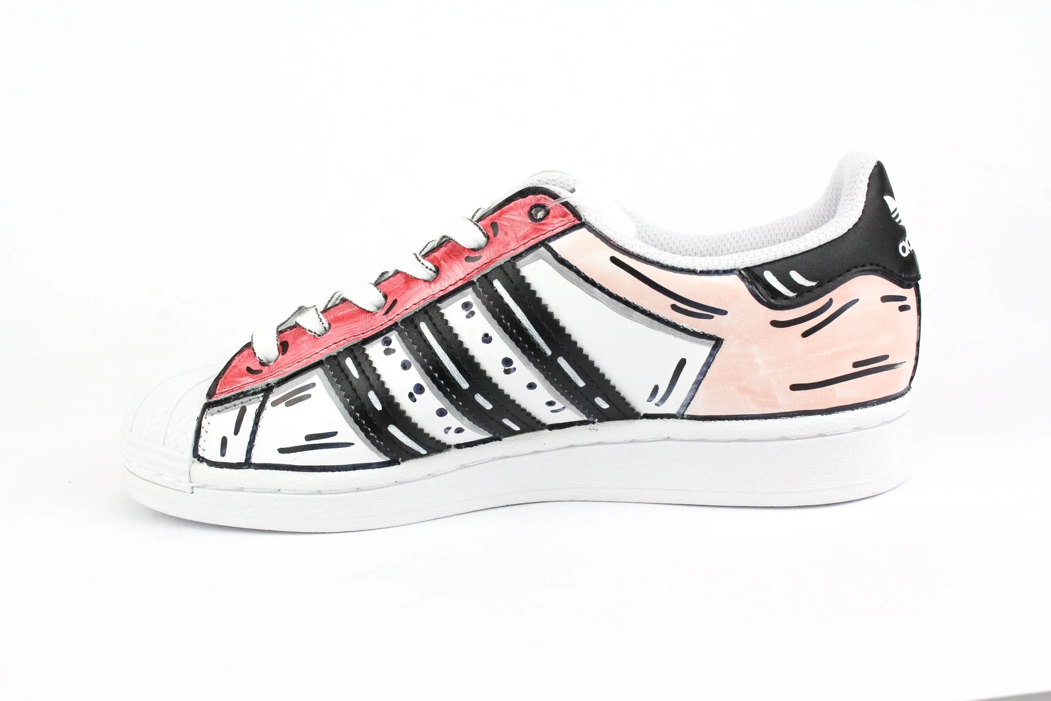 Wear Anytime Campus Pace Adidas Superstar Cartoon Rosa