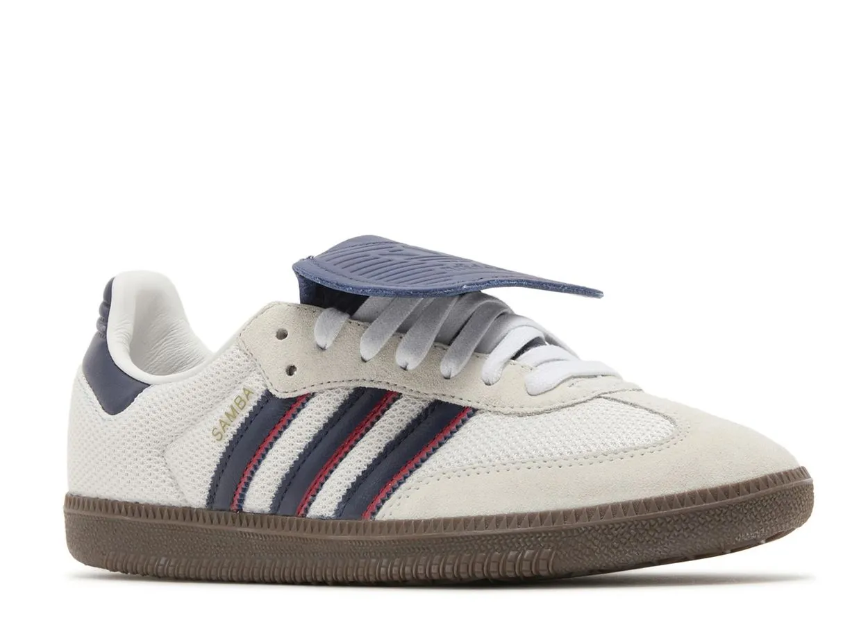 Calm Walk Adidas Samba LT Crystal White Dark Blue