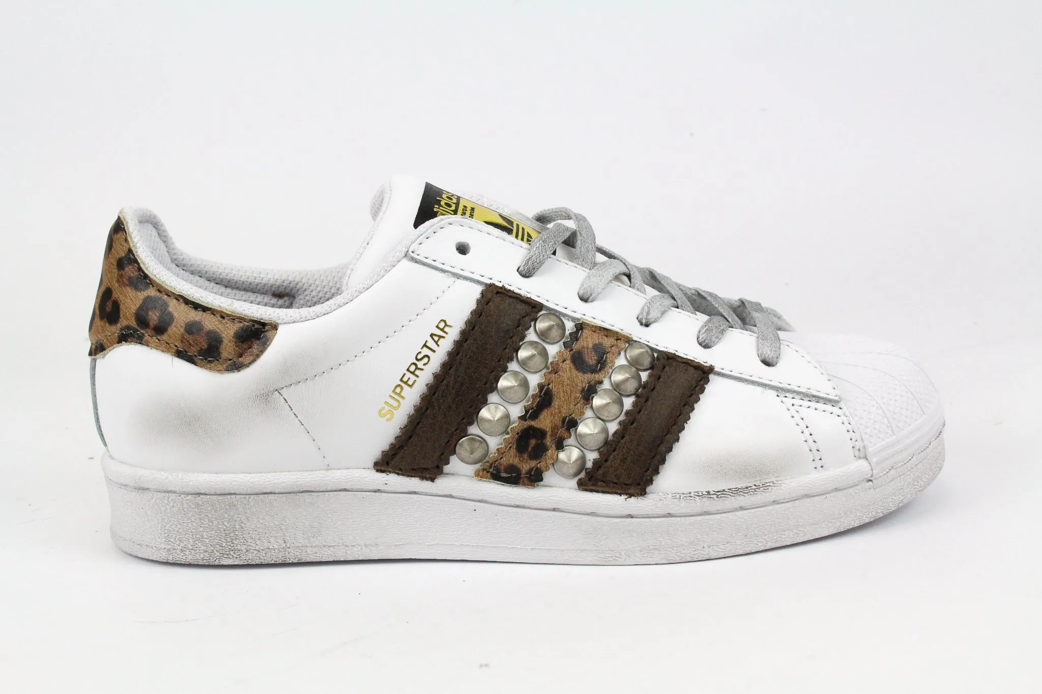 Noon Walk Adidas Superstar Pelle Maculata & Borchie