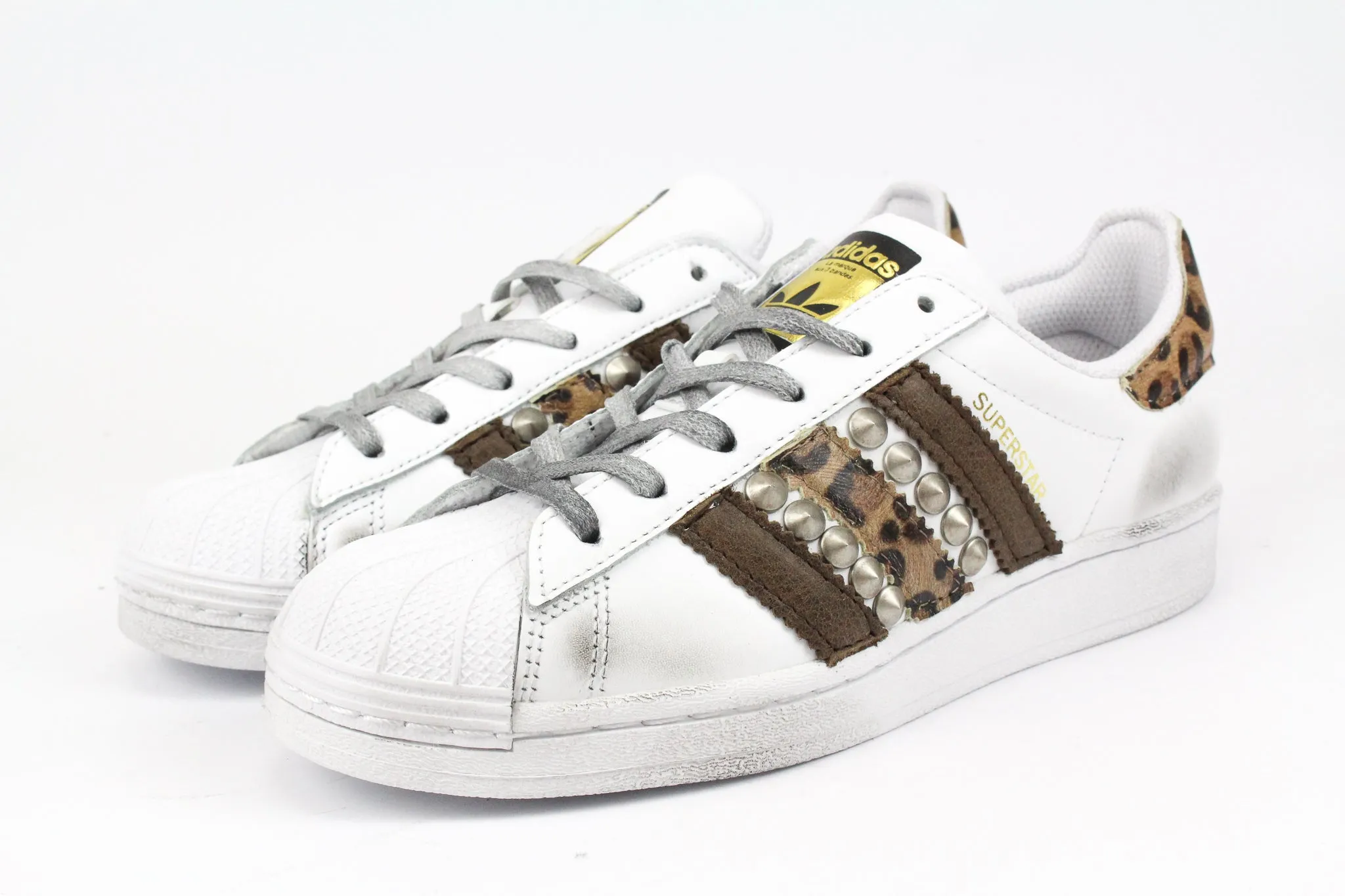 Adidas Superstar Pelle Maculata & Borchie Uni Life Strike Hike