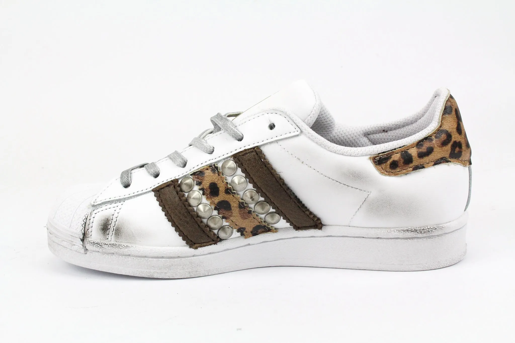 Garden Tour Galaxy Jog Adidas Superstar Pelle Maculata & Borchie