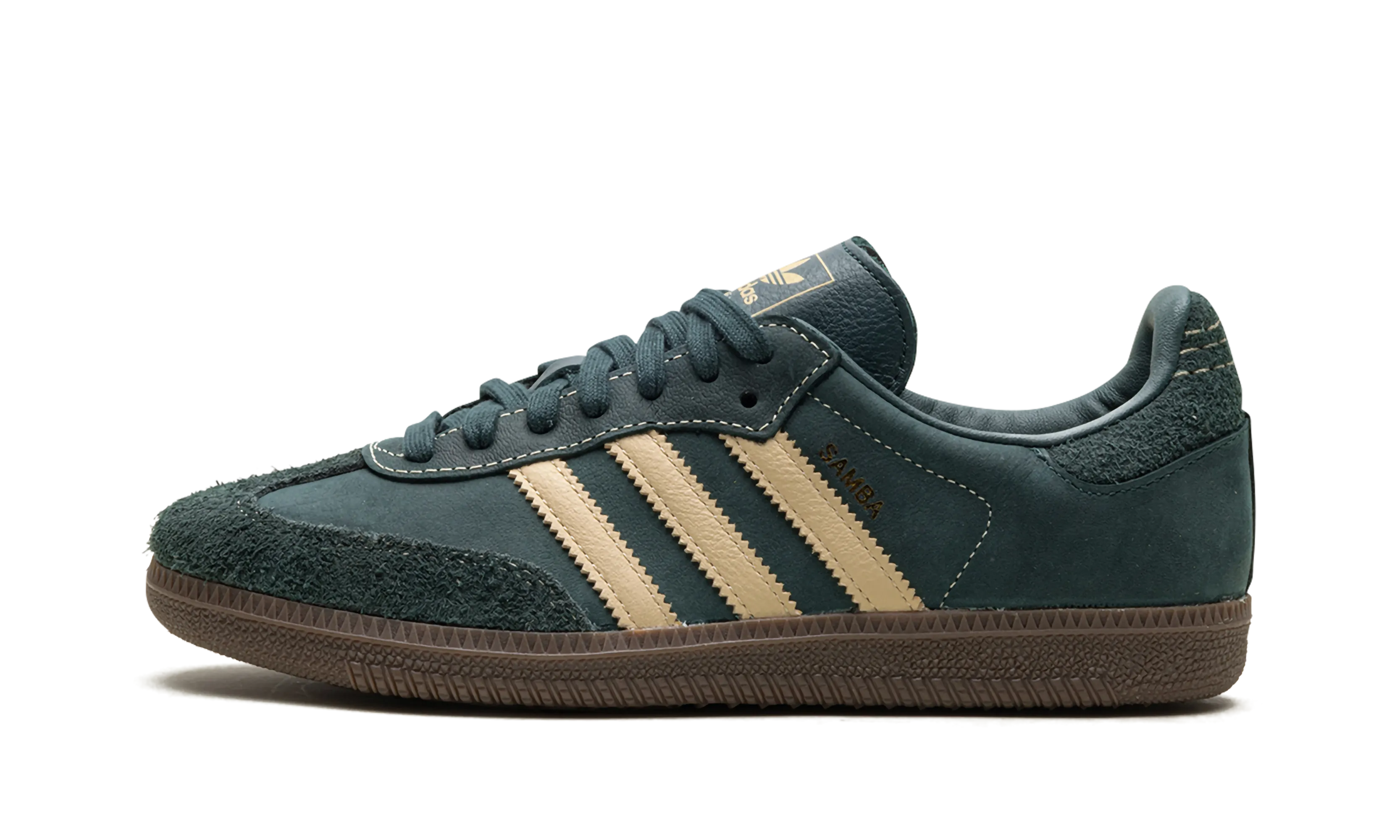 Samba OG WMNS "Mineral Green Crystal Sand" Cushioned Footbed Smooth Finish
