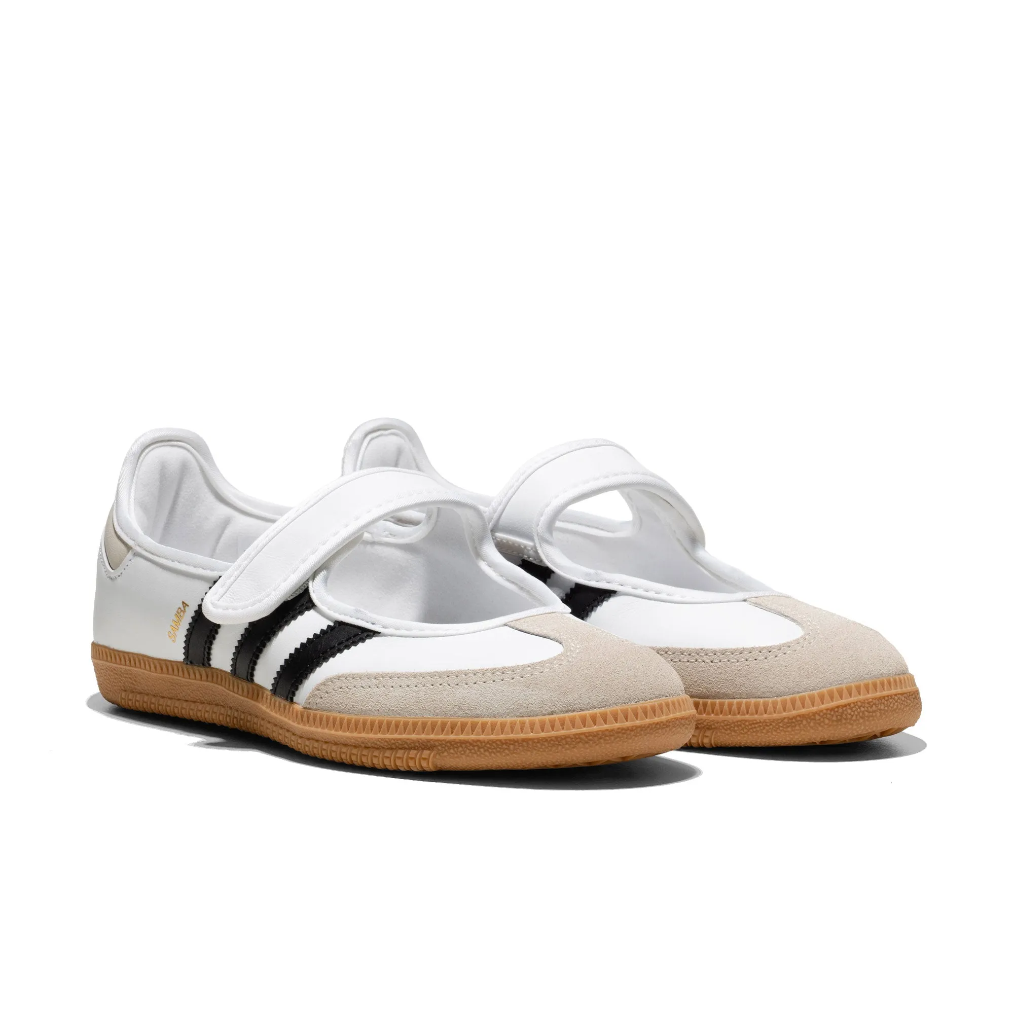 Adidas Originals Samba Jane W Ftwr White/Alumina/Core Black Flat footbed