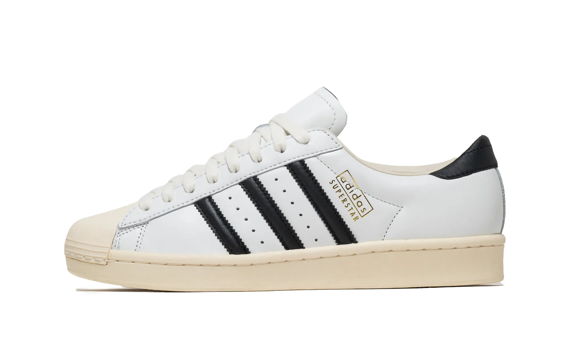 Clear Step Knit Upper Superstar Vintage "White / Black / Antique"