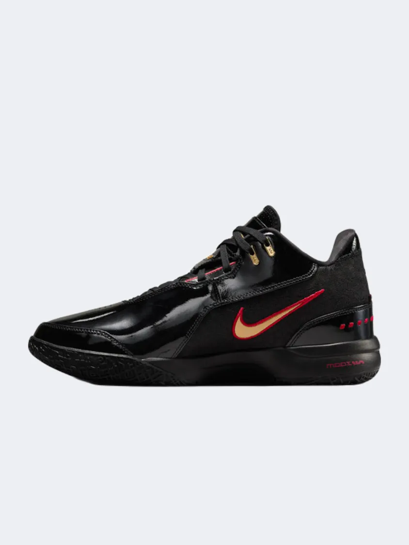 Mix Hue Nike Zoom Lebron Nxxt Gen Ampd Men Basketball Shoes Black/Red/Gold