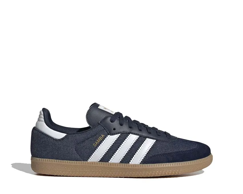 Minimal Texture Shock Absorb Adidas Samba OG "Collegiate Navy"