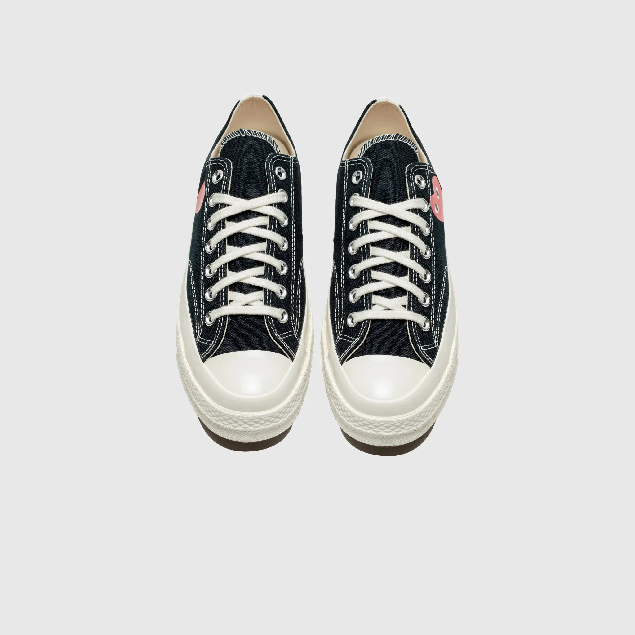 Versatile Everyday Wear Low Profile CHUCK TAYLOR ALL-STAR '70 LOW "BLACK SINGLE HEART"