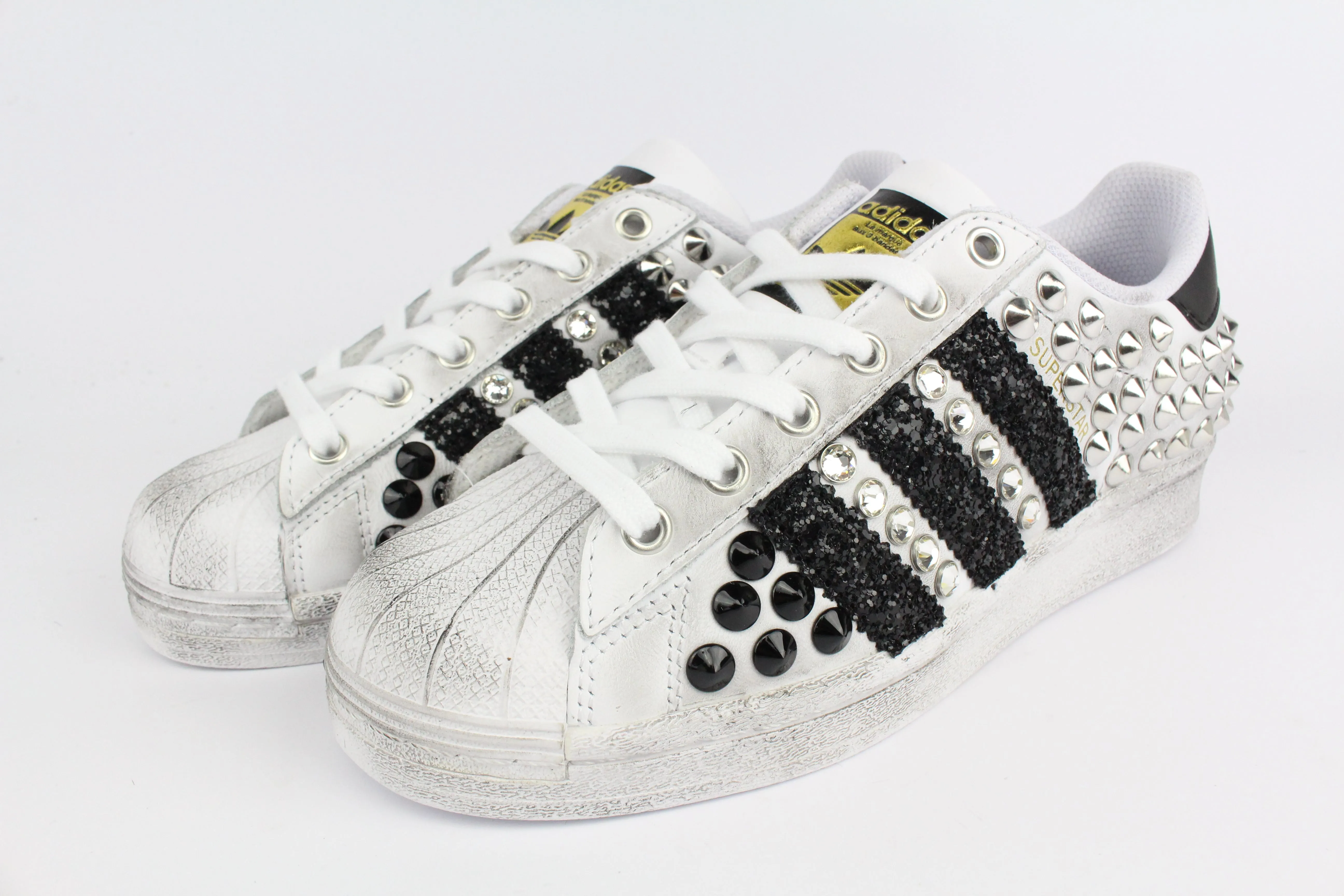 Modern Look Adidas Superstar Total Borchie Tris Strass