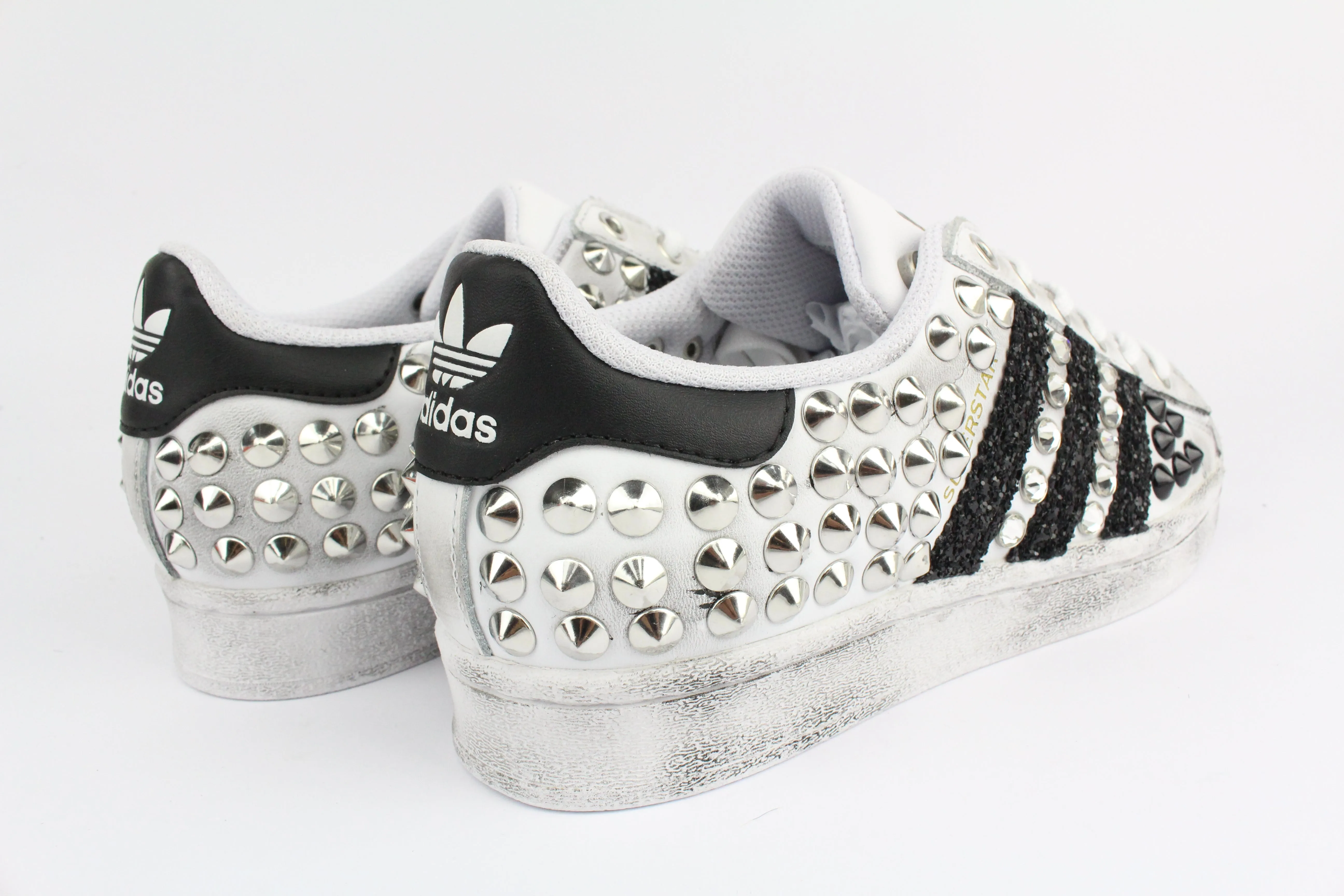 Pet Pace Adidas Superstar Total Borchie Tris Strass