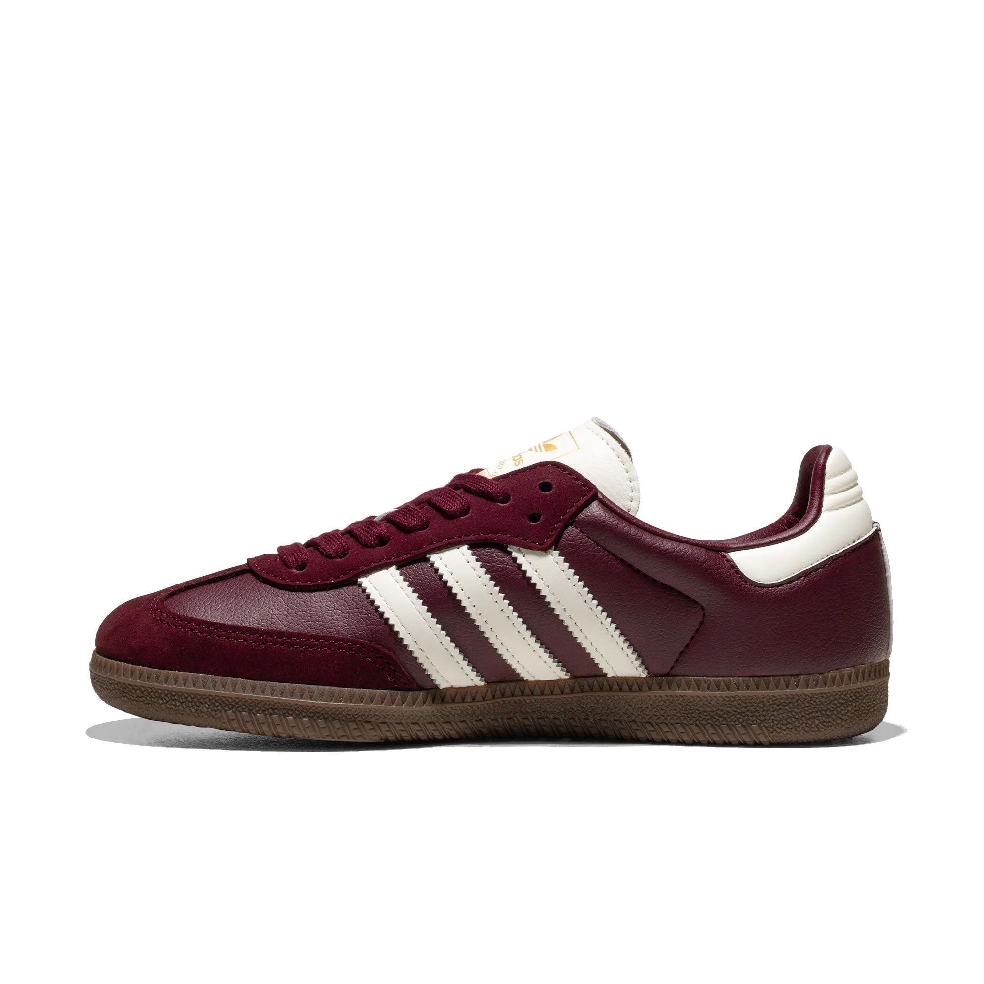 Field Jog Chunky Sole Adidas Originals Samba OG W Maroon/Off White/Gum