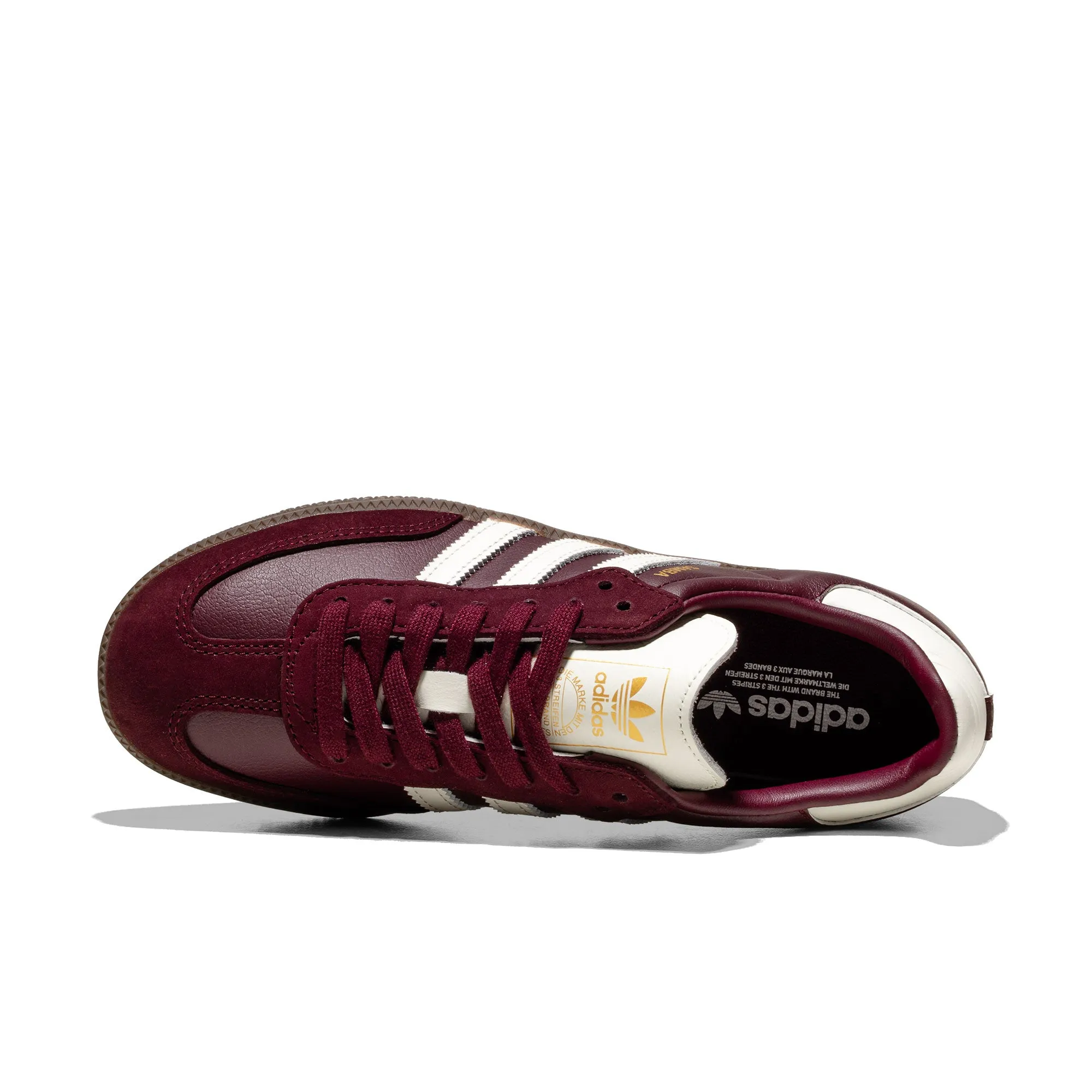 Adidas Originals Samba OG W Maroon/Off White/Gum Quick Slip