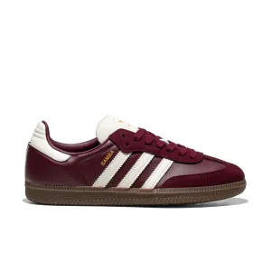 Adidas Originals Samba OG W Maroon/Off White/Gum Foot Balance Outing Ready