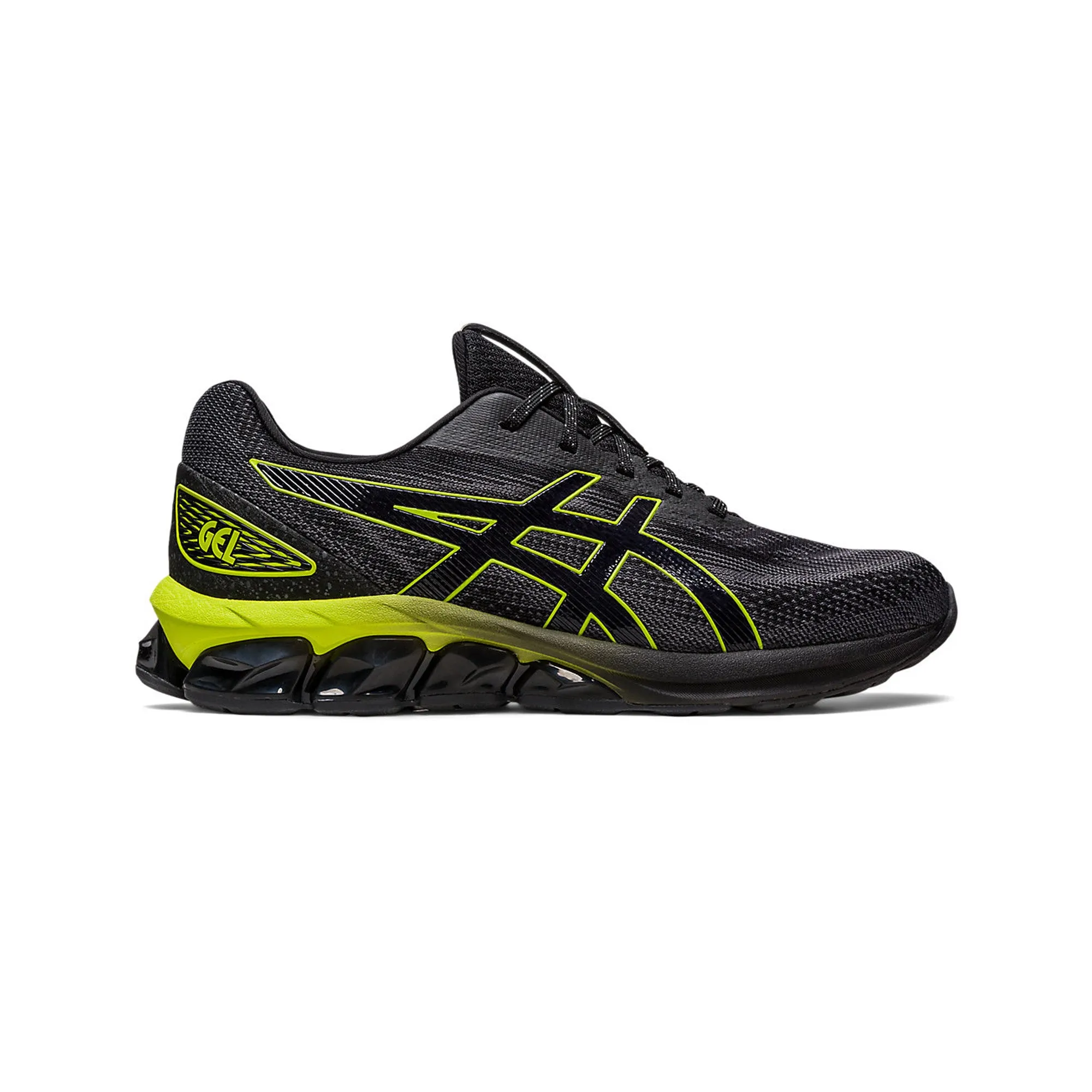 ASICS GEL QUANTUM 180 VII 'Black / Neon Lime' Durable Sole anti - injury