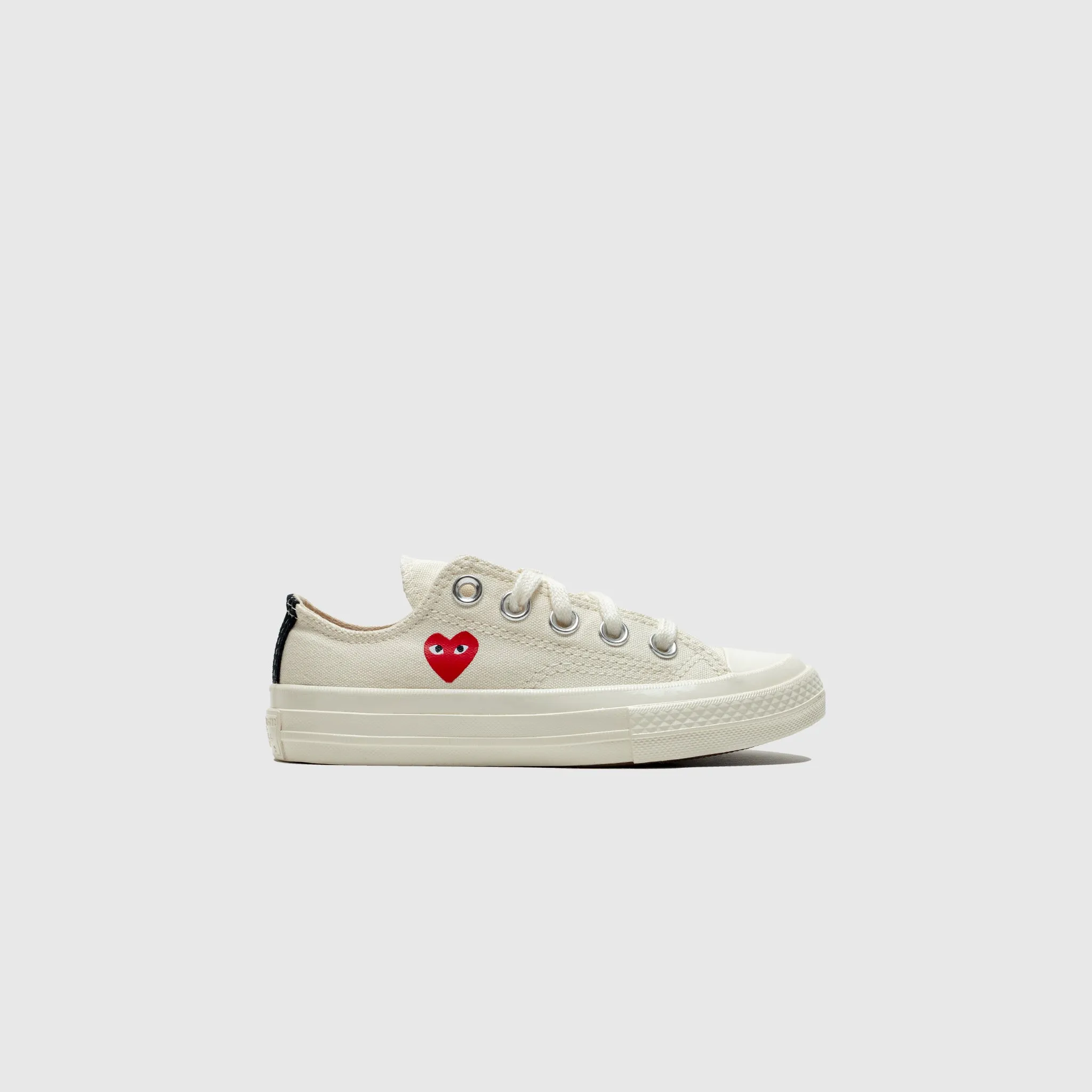 CHUCK TAYLOR ALL-STAR '70 LOW (KIDS) "MILK SINGLE HEART" Rubber Outsole Jungle Path