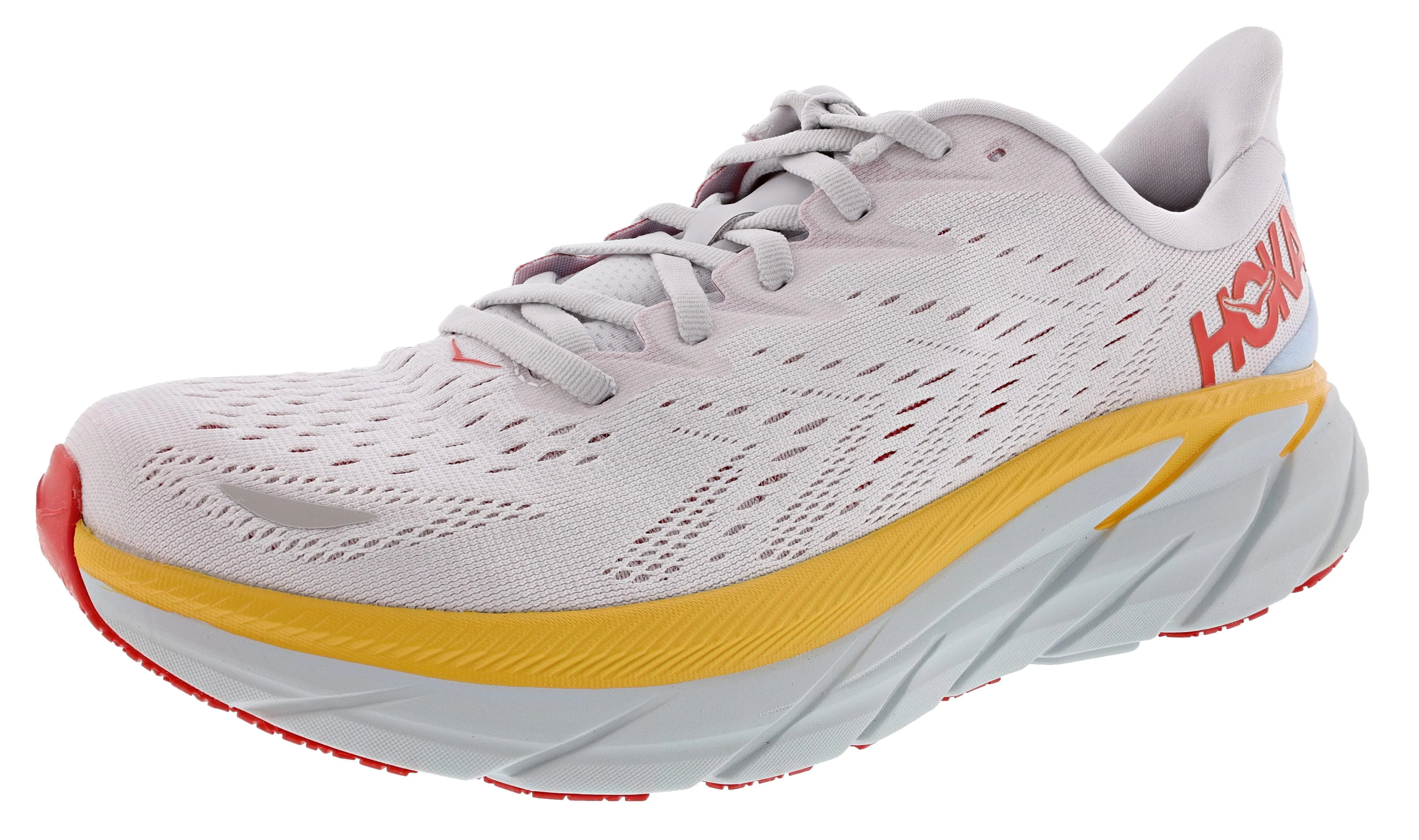 Hoka Men's Ultra Marathon Running Shoes Clifton 8 Zero Drop Platform