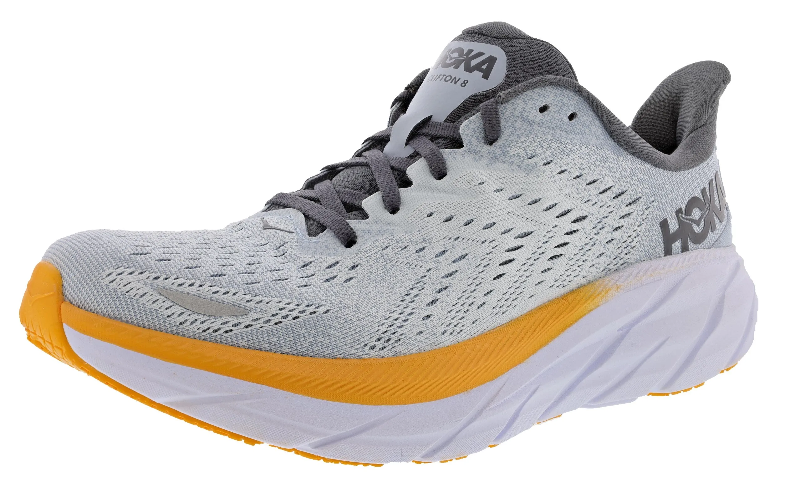 Cushioned Base Health Focused Modern Hoka Men's Ultra Marathon Running Shoes Clifton 8