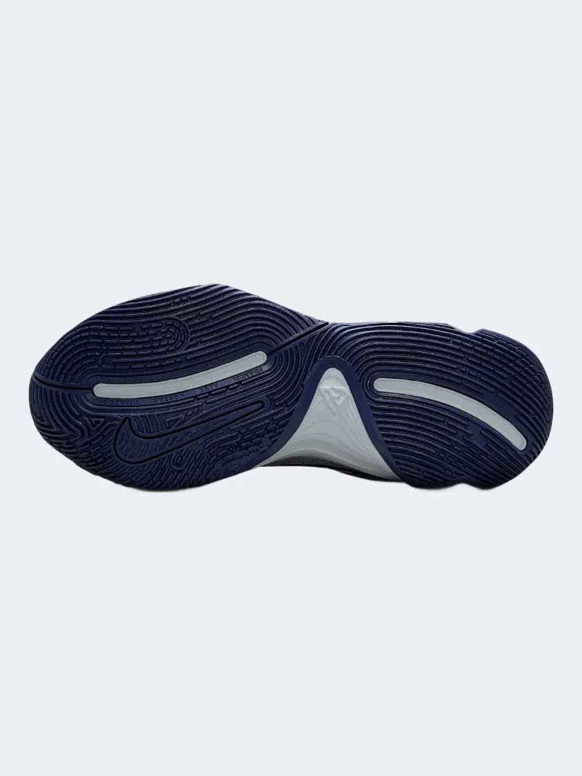Ventilated Design Comfort Lining Nike Giannis Immortality 4 Men Basketball Shoes Wolf Grey/Navy