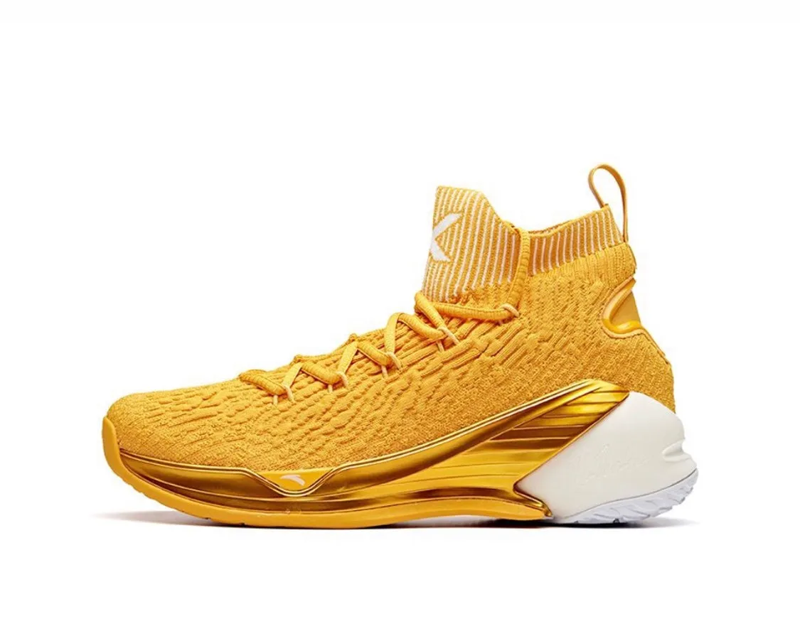 Anta Men's Klay Thompson Kt4 Home Firm Ground Breathable mesh upper