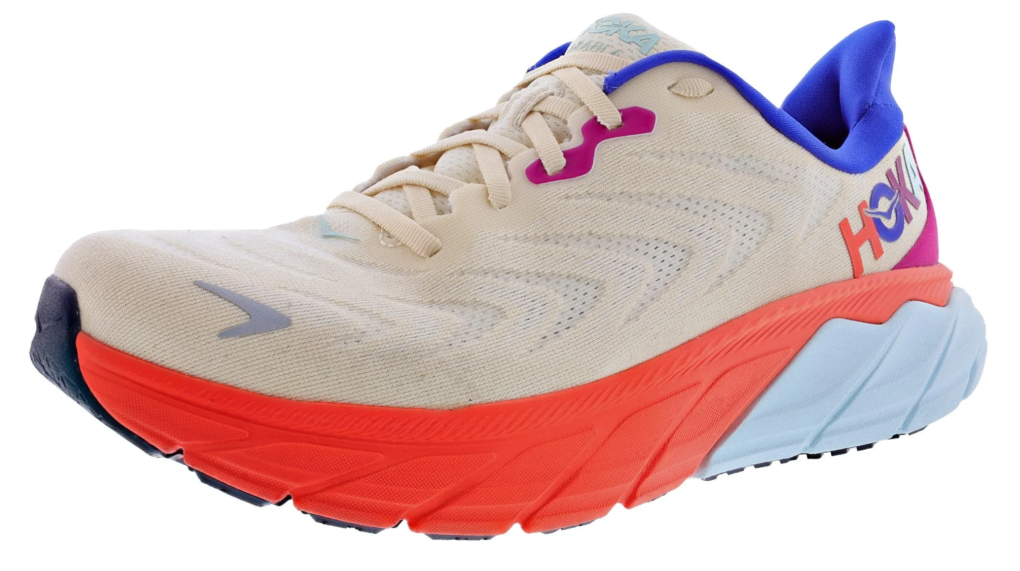 Soft Move Non Slip Standing Workers Hoka Arahi 6 Men's Ultra Marathon Cushioned Running Shoes for Bunions