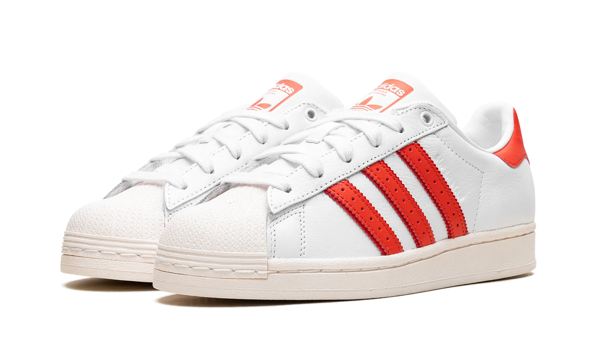 Fast Stride Superstar WMNS "Cloud White Bright Red"
