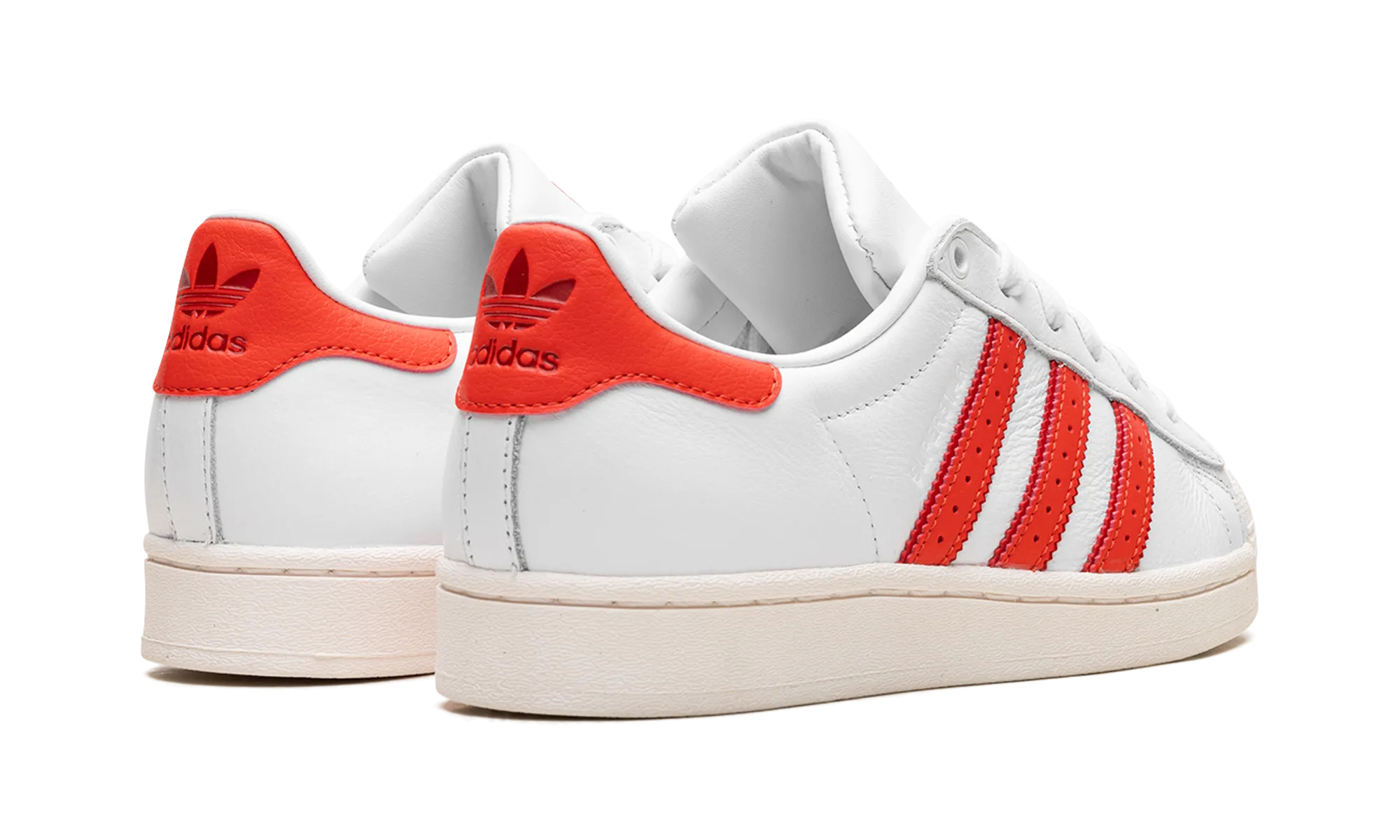 Superstar WMNS "Cloud White Bright Red" Evening Ready
