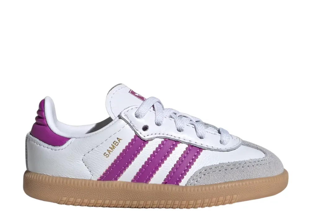 Sand Hike Quick Slide Adidas Samba OG Cloud White Purple Burst Gum (TD)