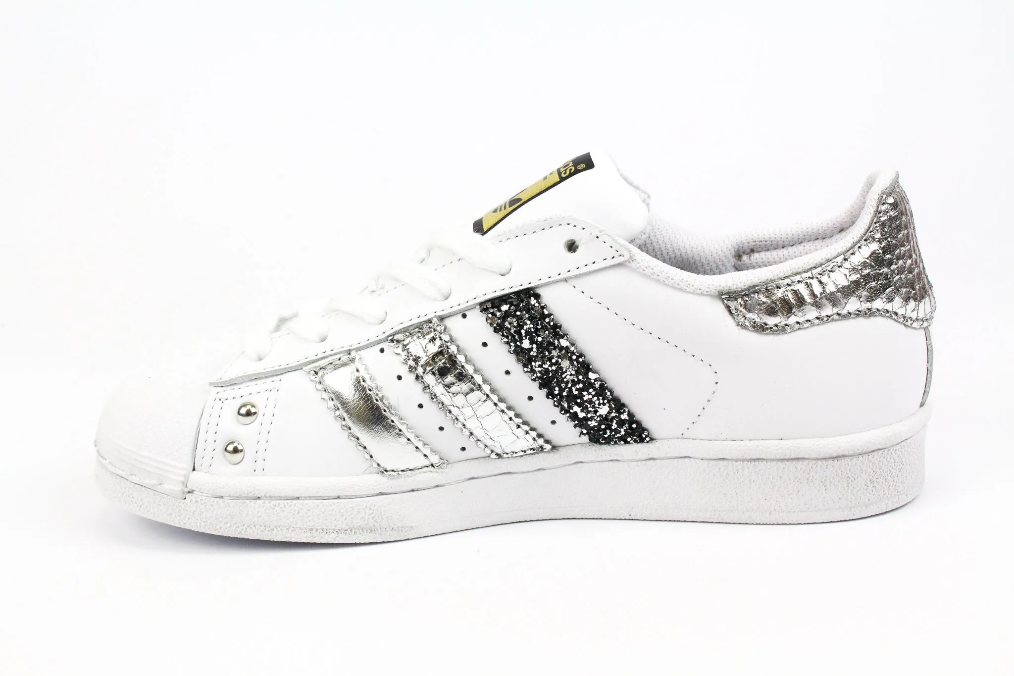 Adidas Superstar Cocco Laminato Glitter & Strass Simple Line Flexible Use