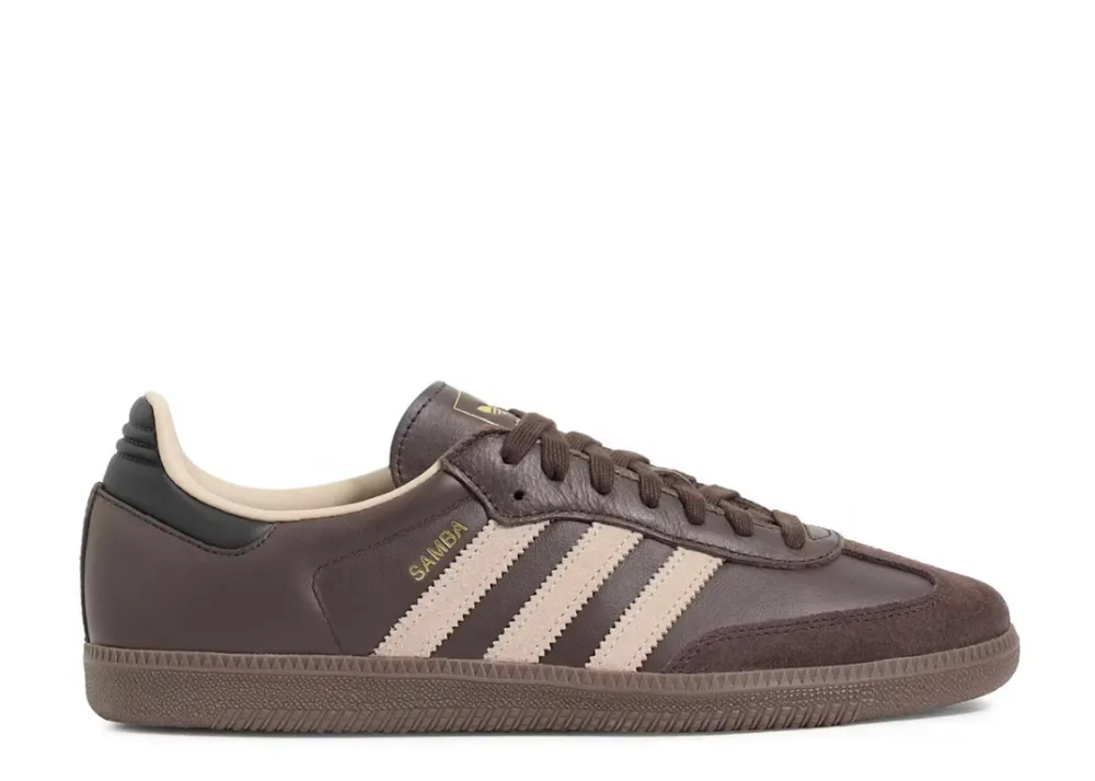 Cool Urban Adidas Samba OG Dark Brown Beige Gum