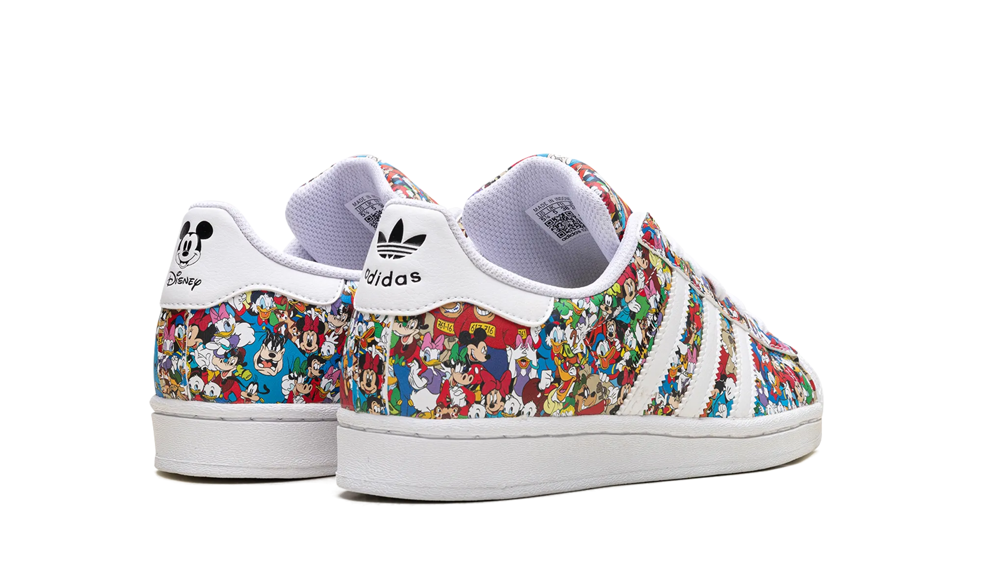 Practical Wear Classic Look Superstar GS "Disney Mickey Core Black Cloud White Wonder White"