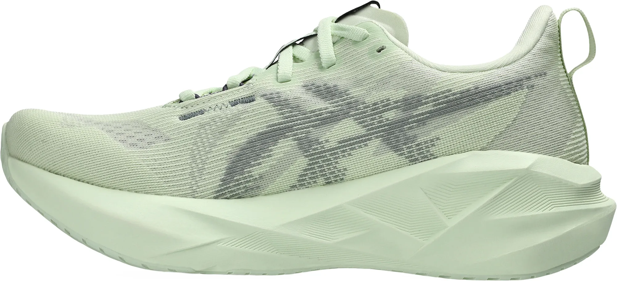 Asics NovaBlast 5 Womens Running Shoes - Green bounce - return - energy shoes classic - style shoes
