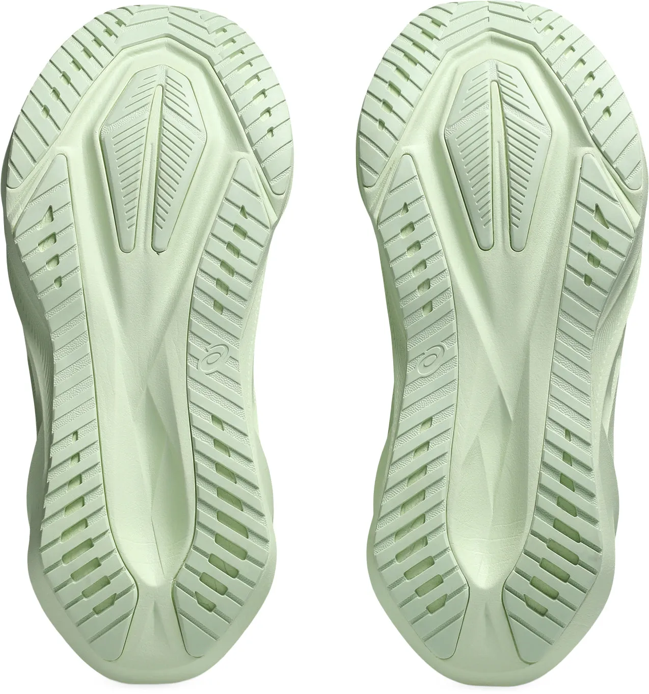 Flex Groove Channeling Asics NovaBlast 5 Womens Running Shoes - Green
