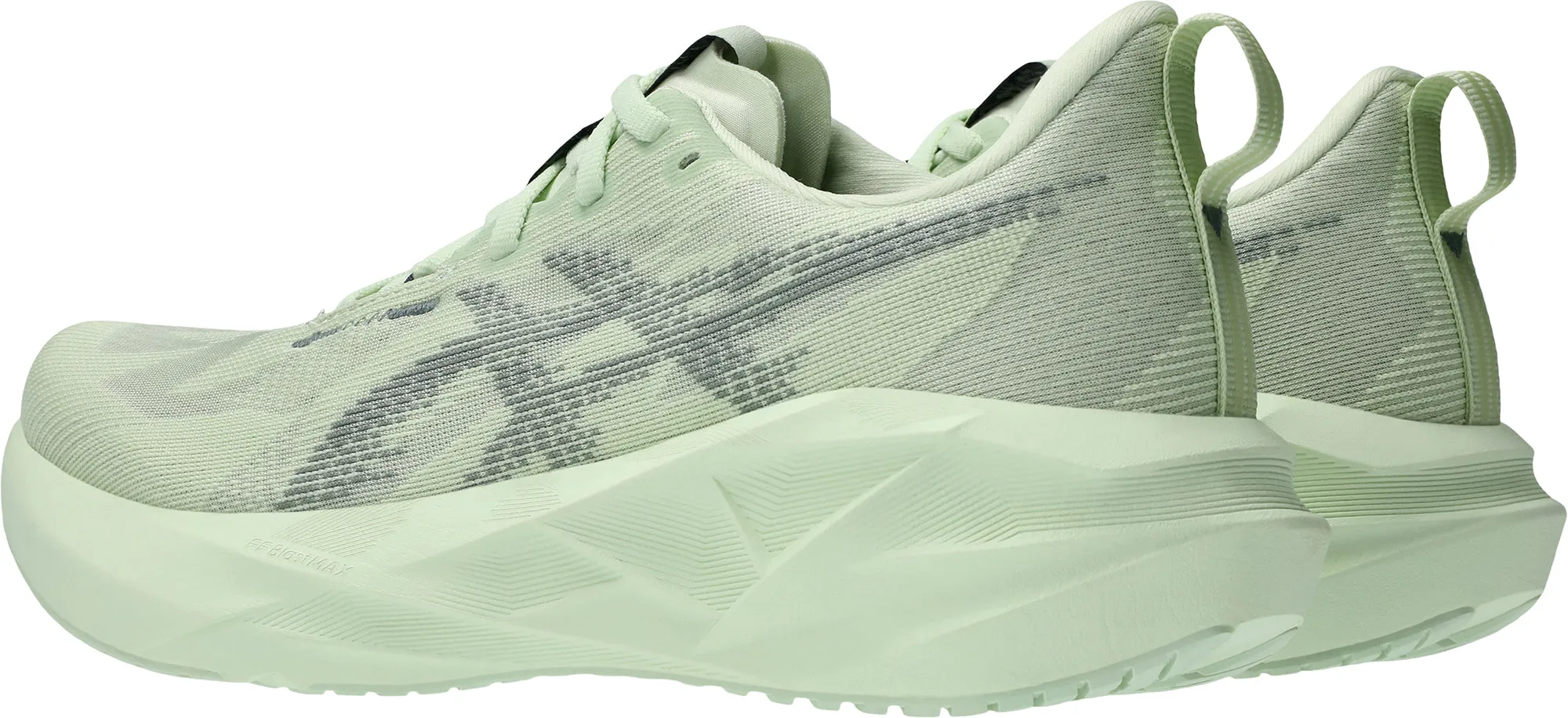 Asics NovaBlast 5 Womens Running Shoes - Green Cross Tension System