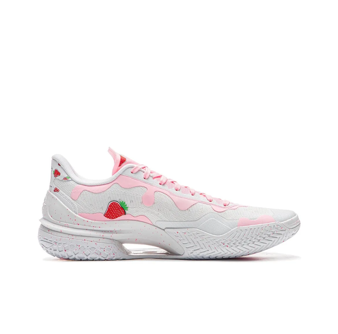Pressure Mapped Outsole Comfortable Arch Support Li-Ning Liren 5 - Strawberry Milkshake