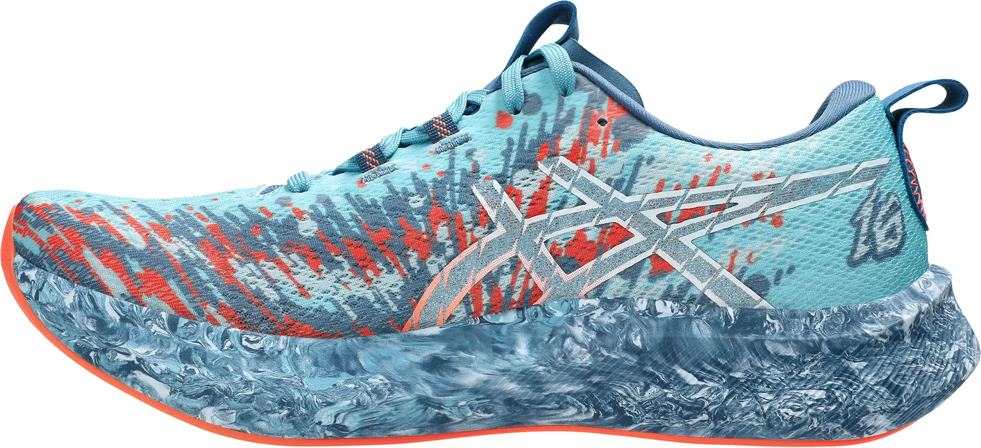 Microtextured Grip Surface arch - support - system Asics Gel Noosa Tri 16 Mens Running Shoes - Blue